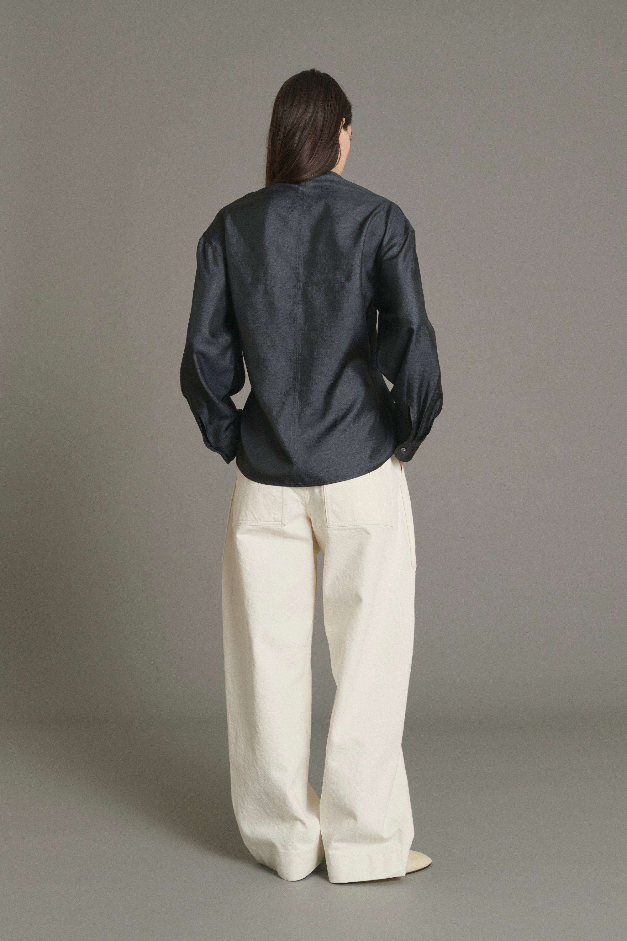 Blouse JENNY Charcoal Gray