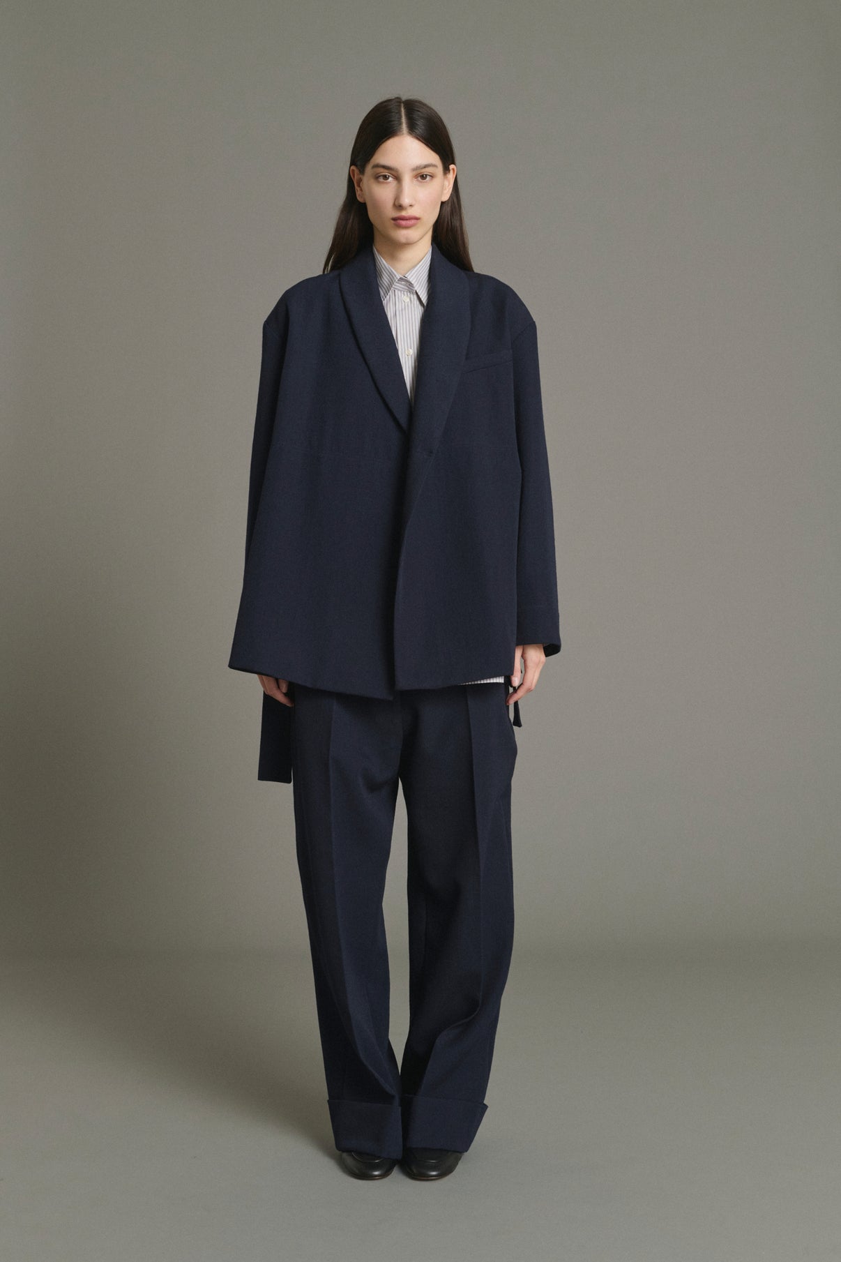 Chaqueta Come - Navy - Lana - Mujer vue 4
