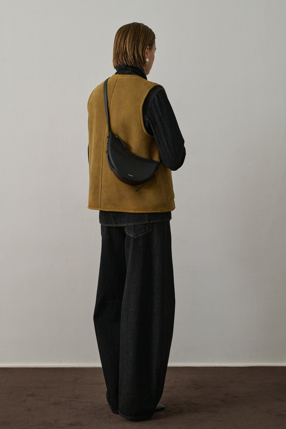 Sac Wino Mini - Noir - Cuir - Femme