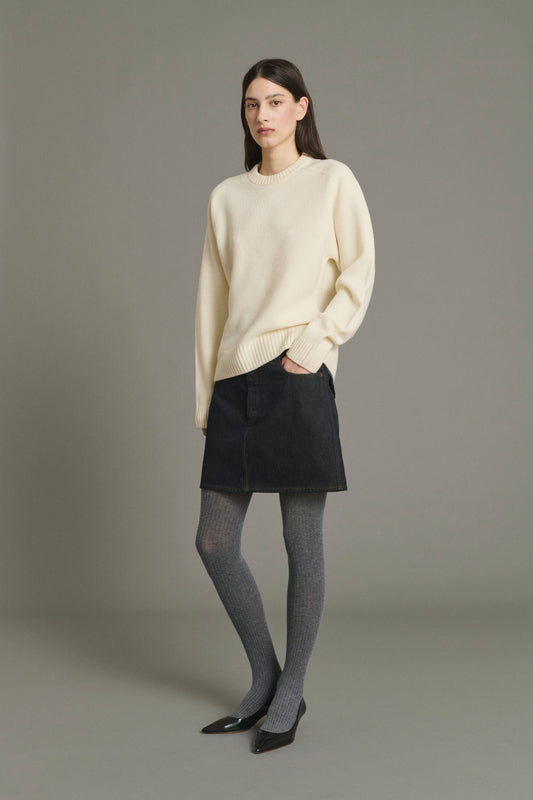 Jupe Lacy - Noir - Coton - Femme