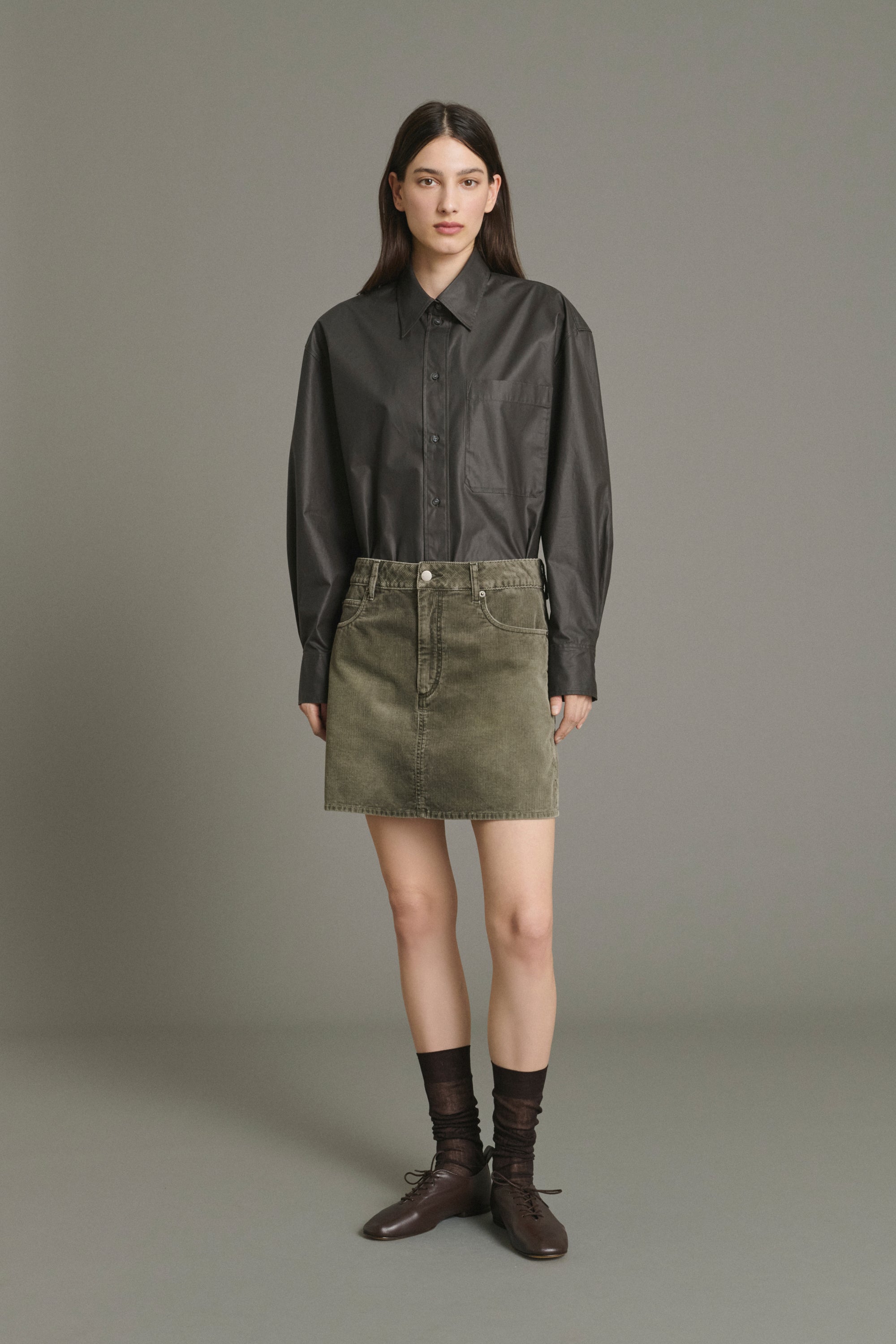 Skirt LACY Gray