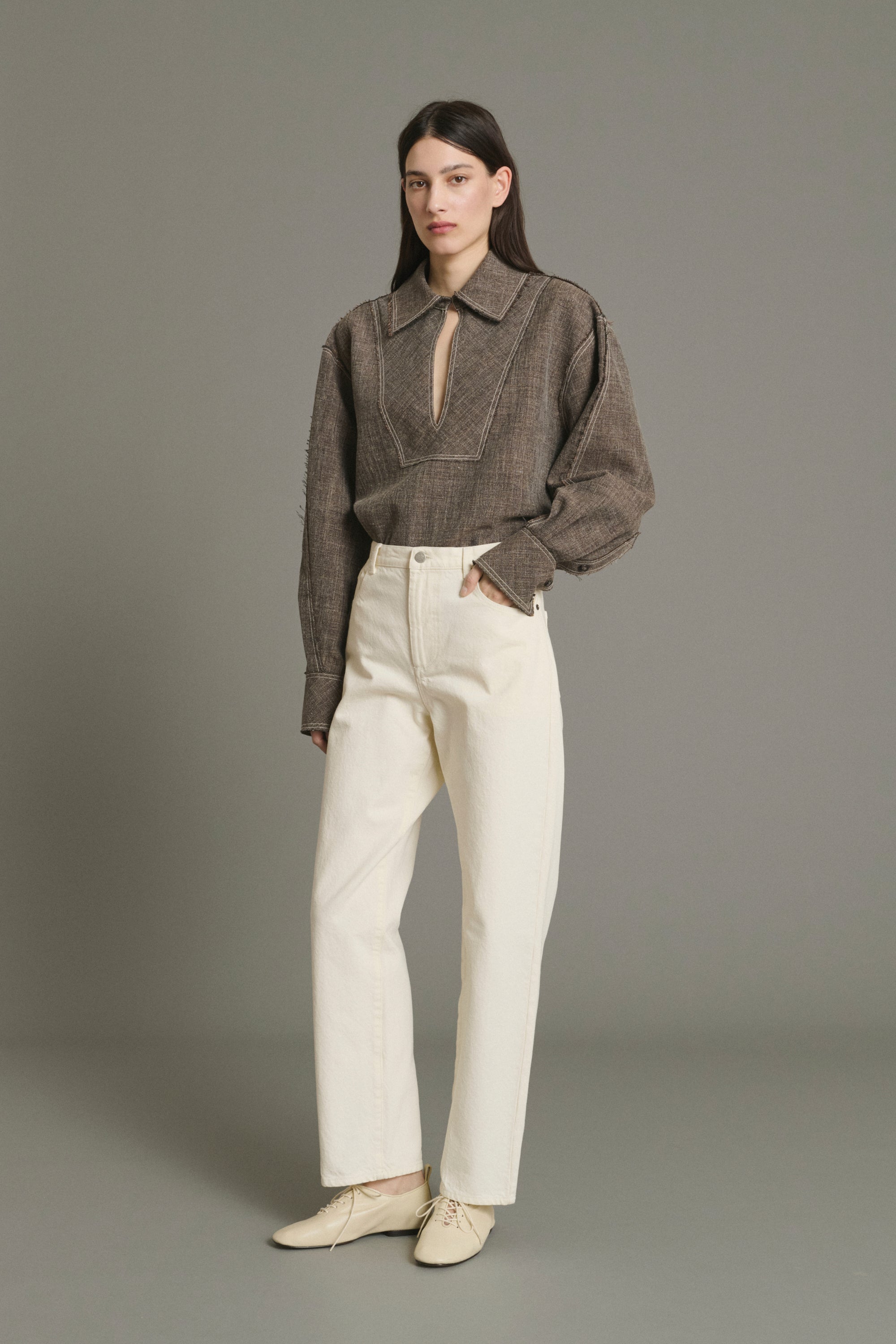 Jeans BARNABE Ecru