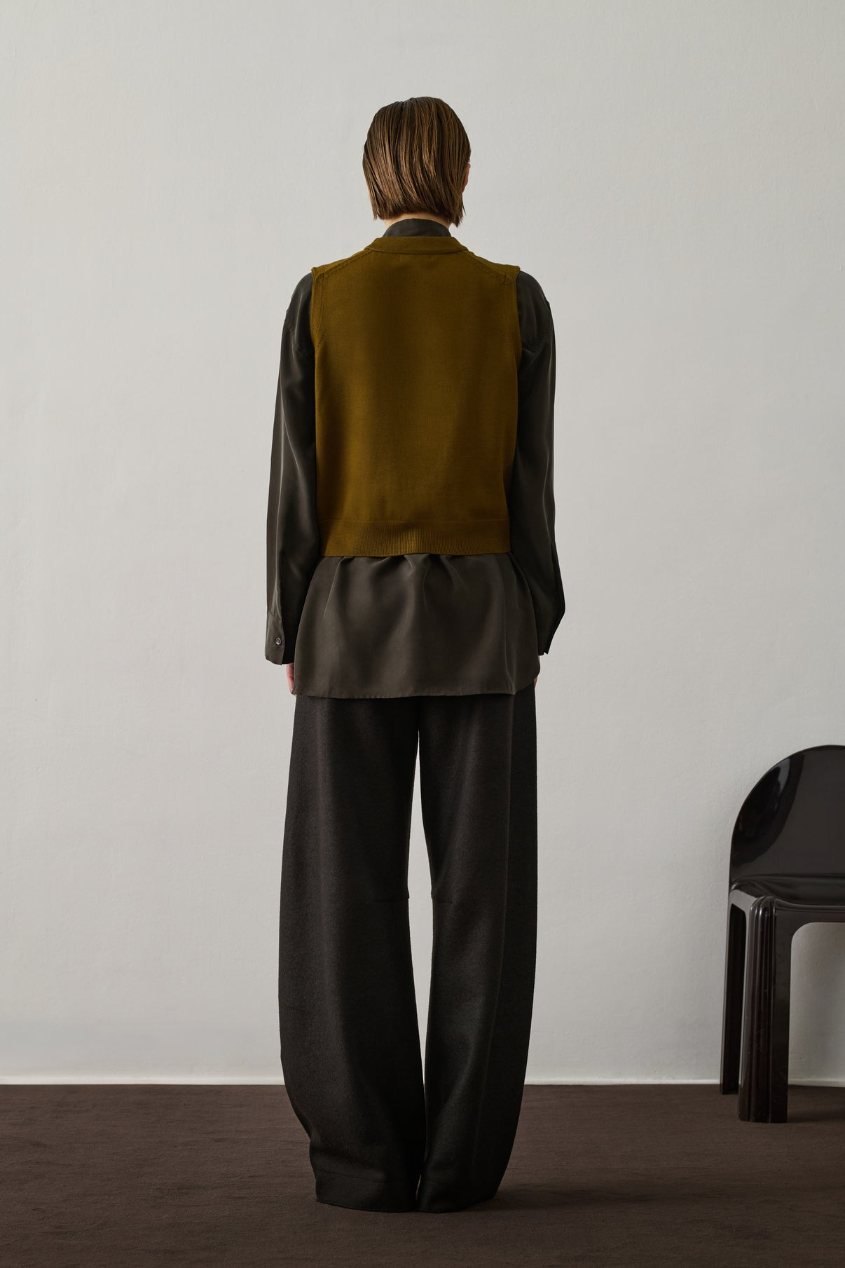 Cardigan Chiara - Bronze - Laine - Femme vue 3