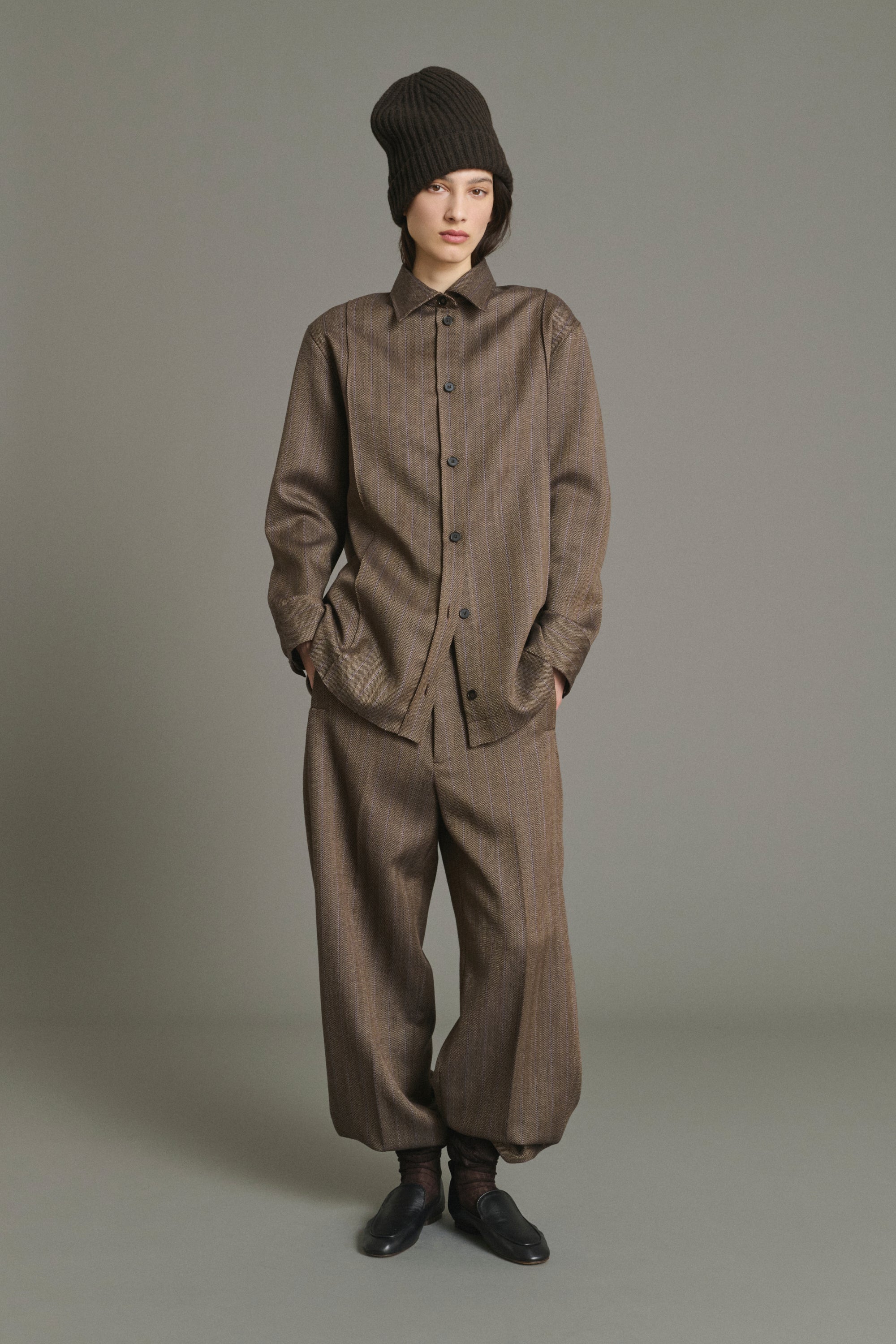 Shirt LISBONNE Brown/PARME