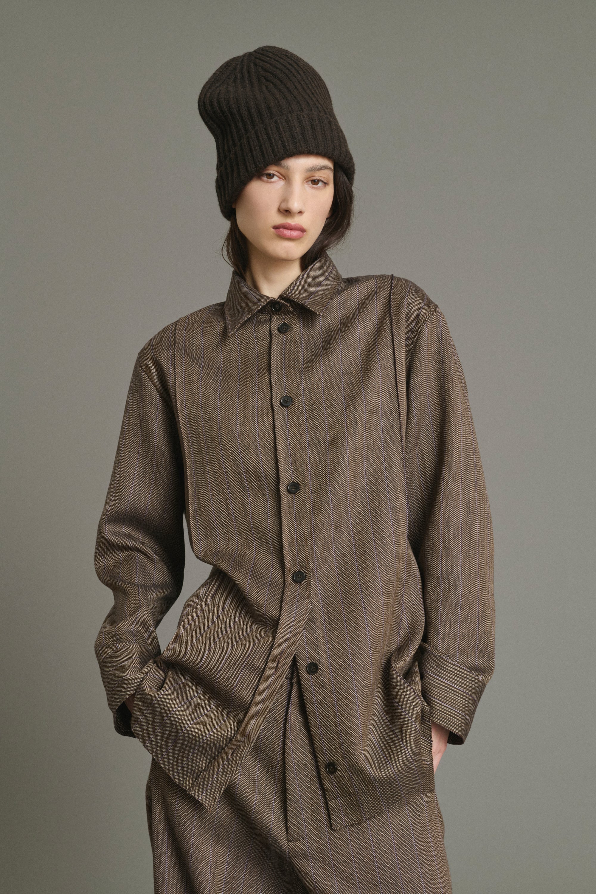 Shirt LISBONNE Brown/PARME