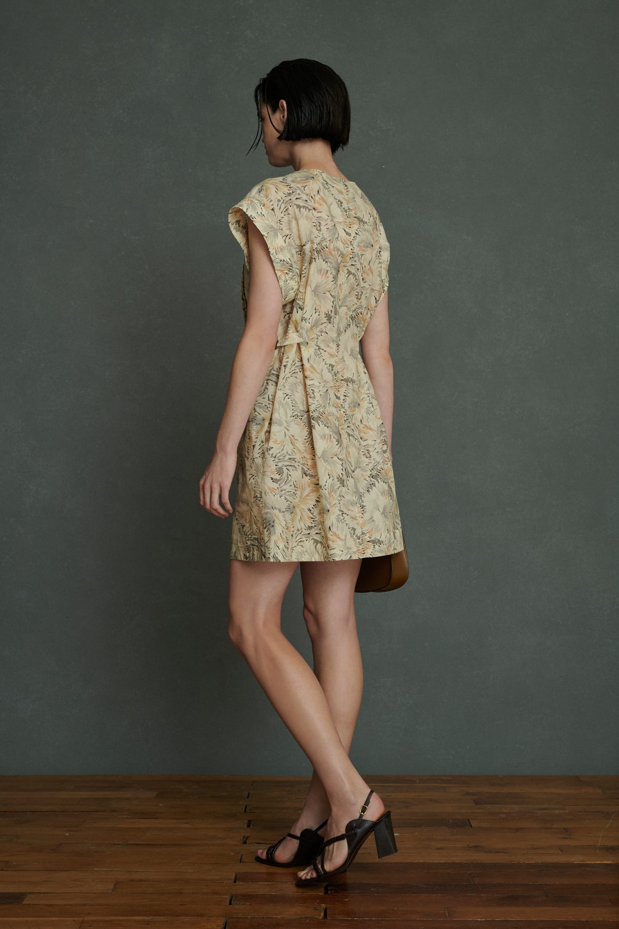 Robe Alba - Beige/Gris - Coton - Femme vue 3