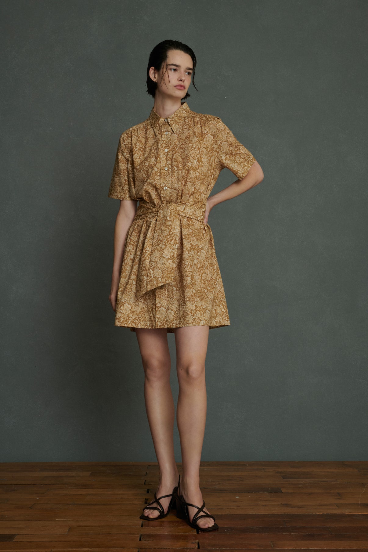 Robe Maud - Beige/Écru - Coton - Femme vue 1