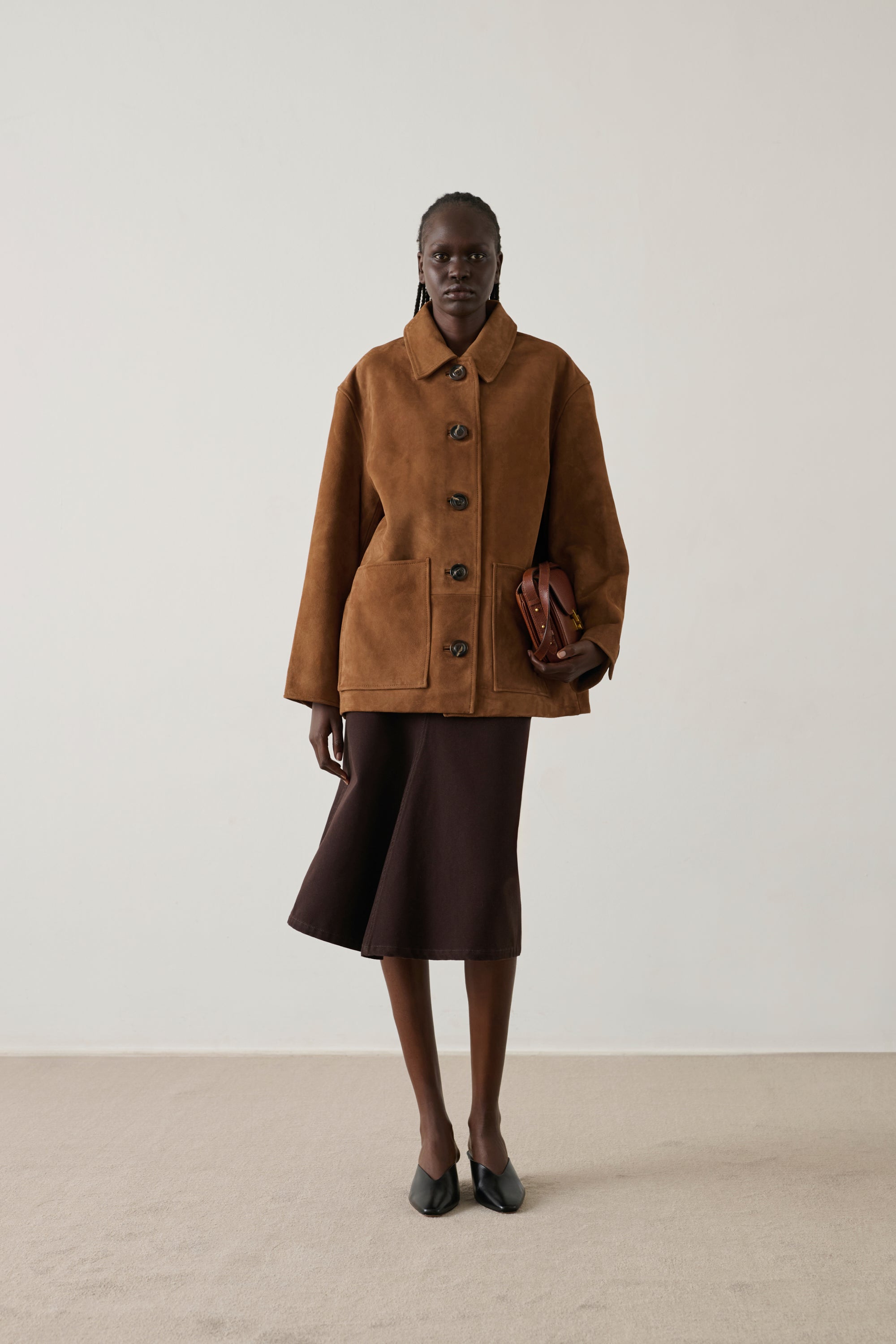 Vincenzo Jacket - Natural Raw Leather Women's - Soeur