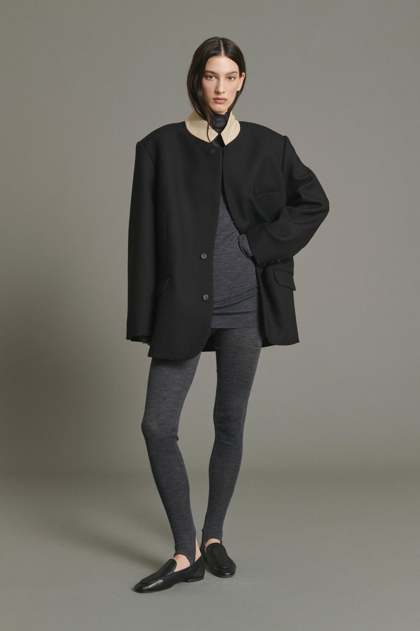 Mocassins Nine - Noir - Cuir - Femme