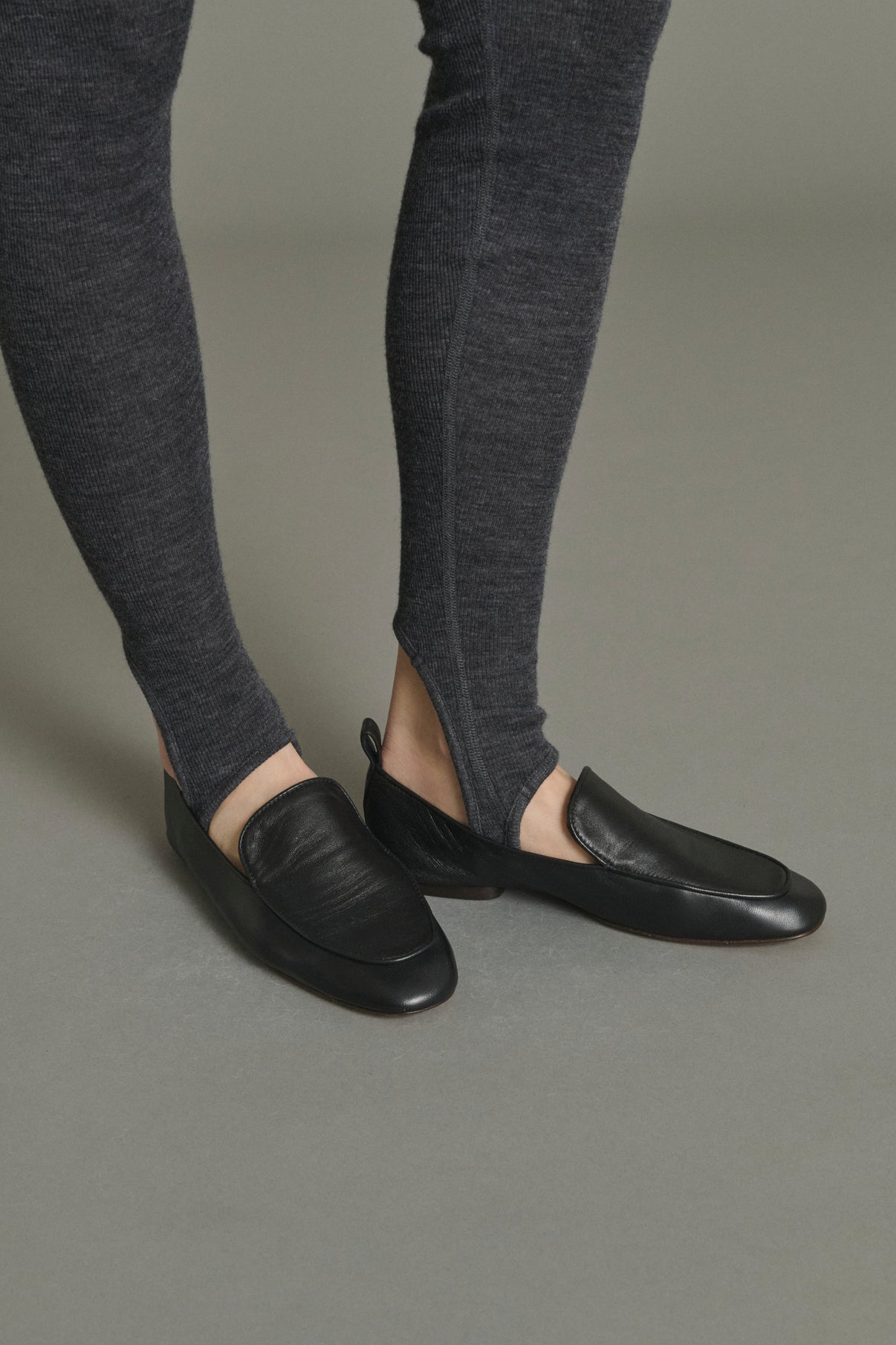 Mocassins Nine - Noir - Cuir - Femme vue 2