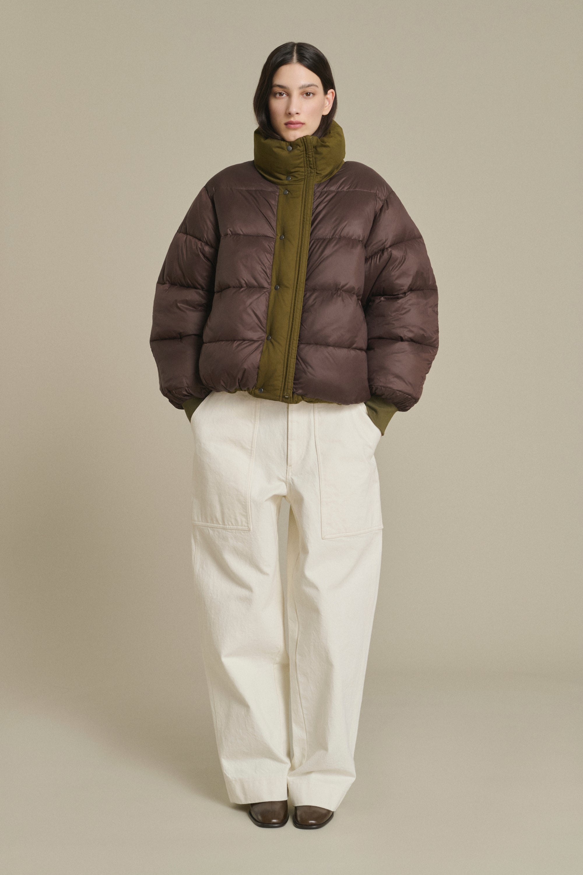 Puffer Jacket JAVA Khaki