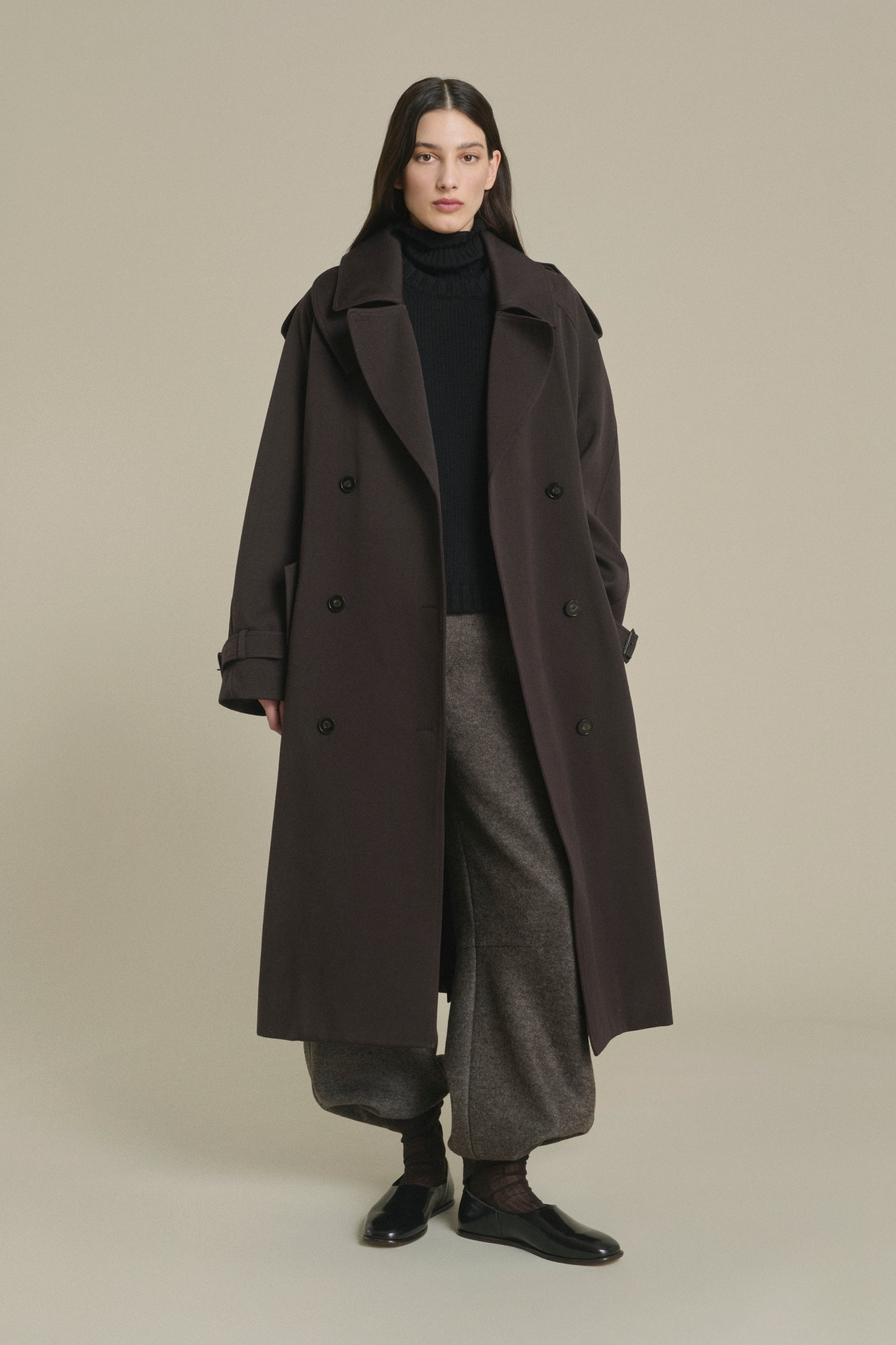 Coat LAZARE Ebony