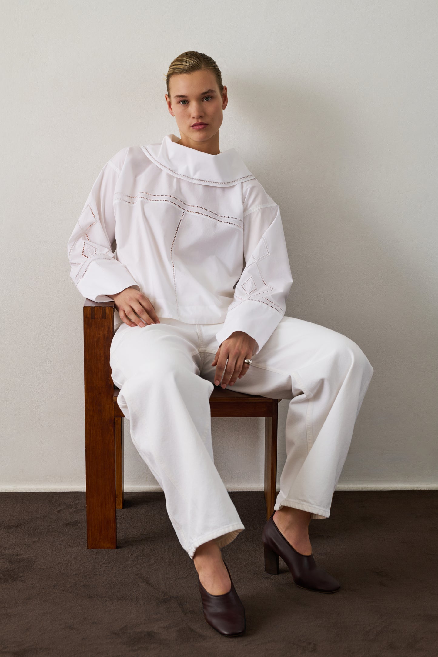 Chemise Guillemette - Blanc - Coton - Femme