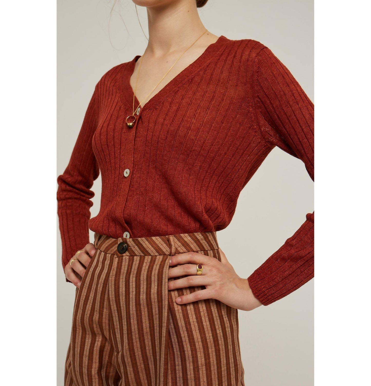 Cárdigan FIBRE BEIGE