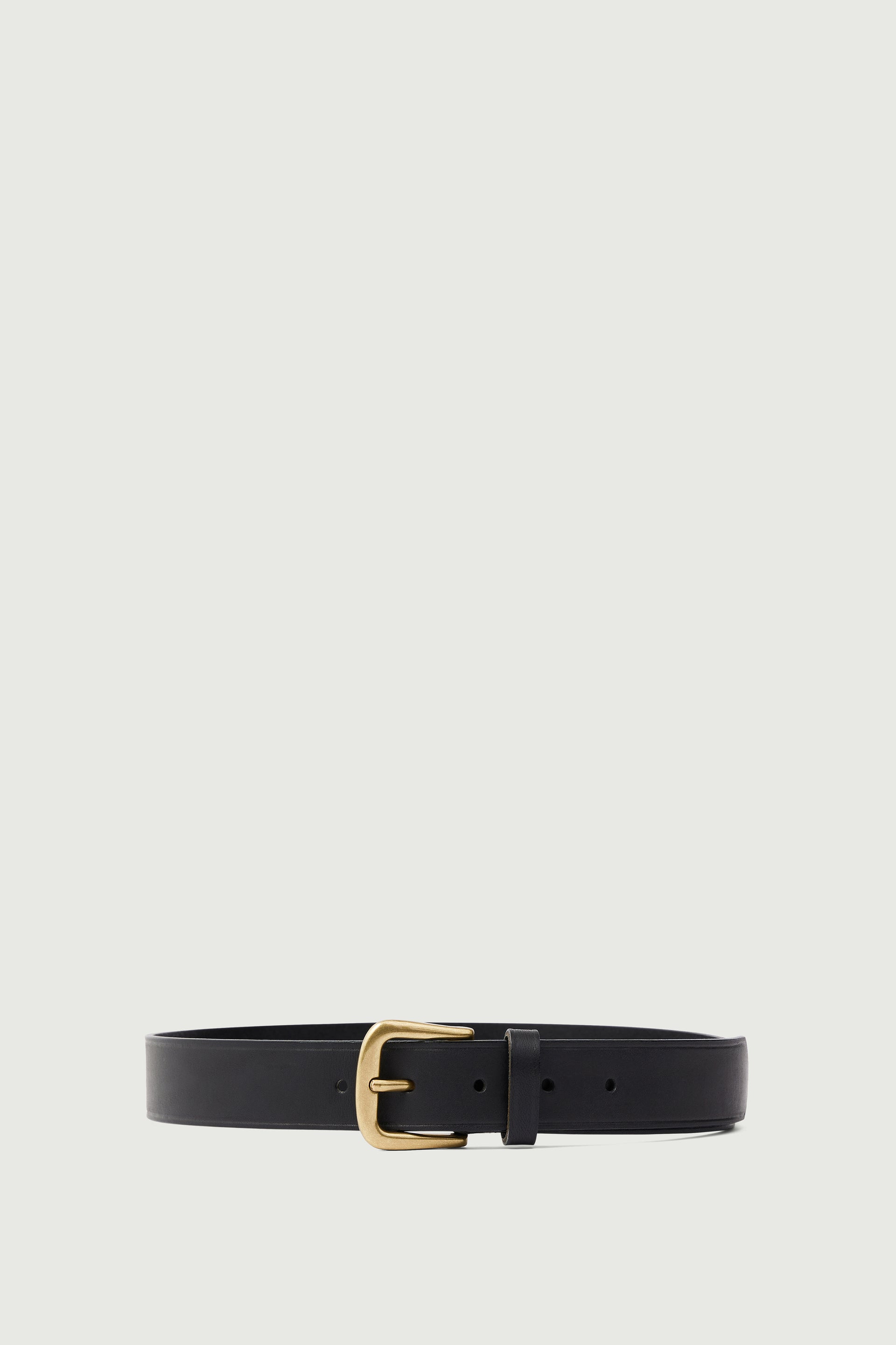 Ceinture Cafe Noir Cuir Femme