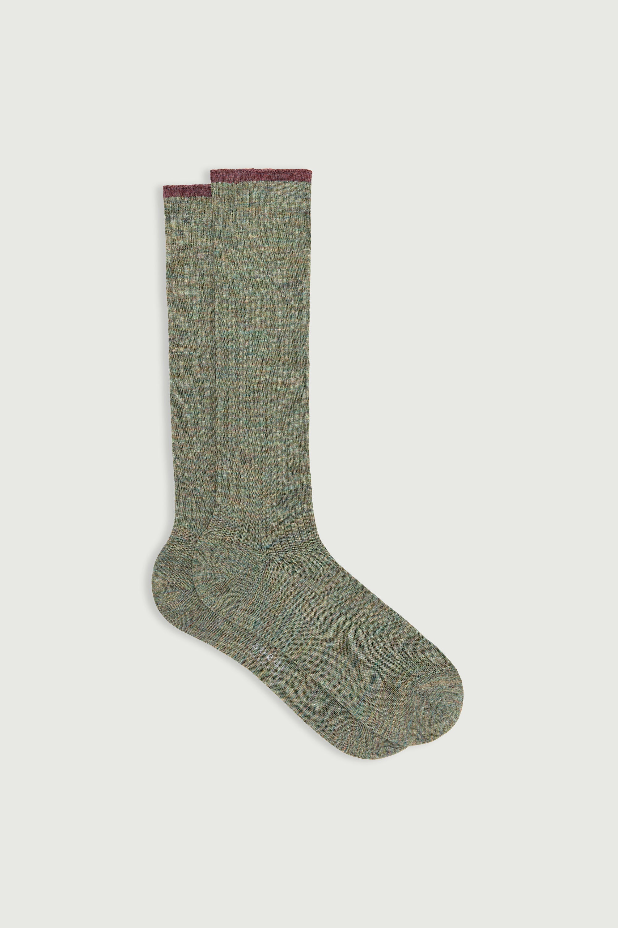 Socks KAMI Green Heathered/Plum Heathered