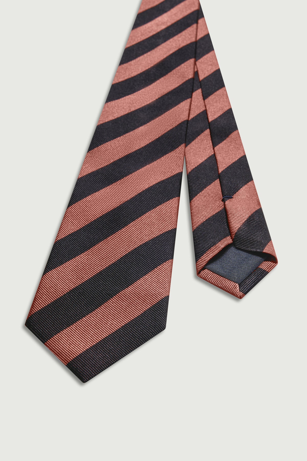 Corbata Luigi - Negro/Rosa - Seda - Hombre vue 2