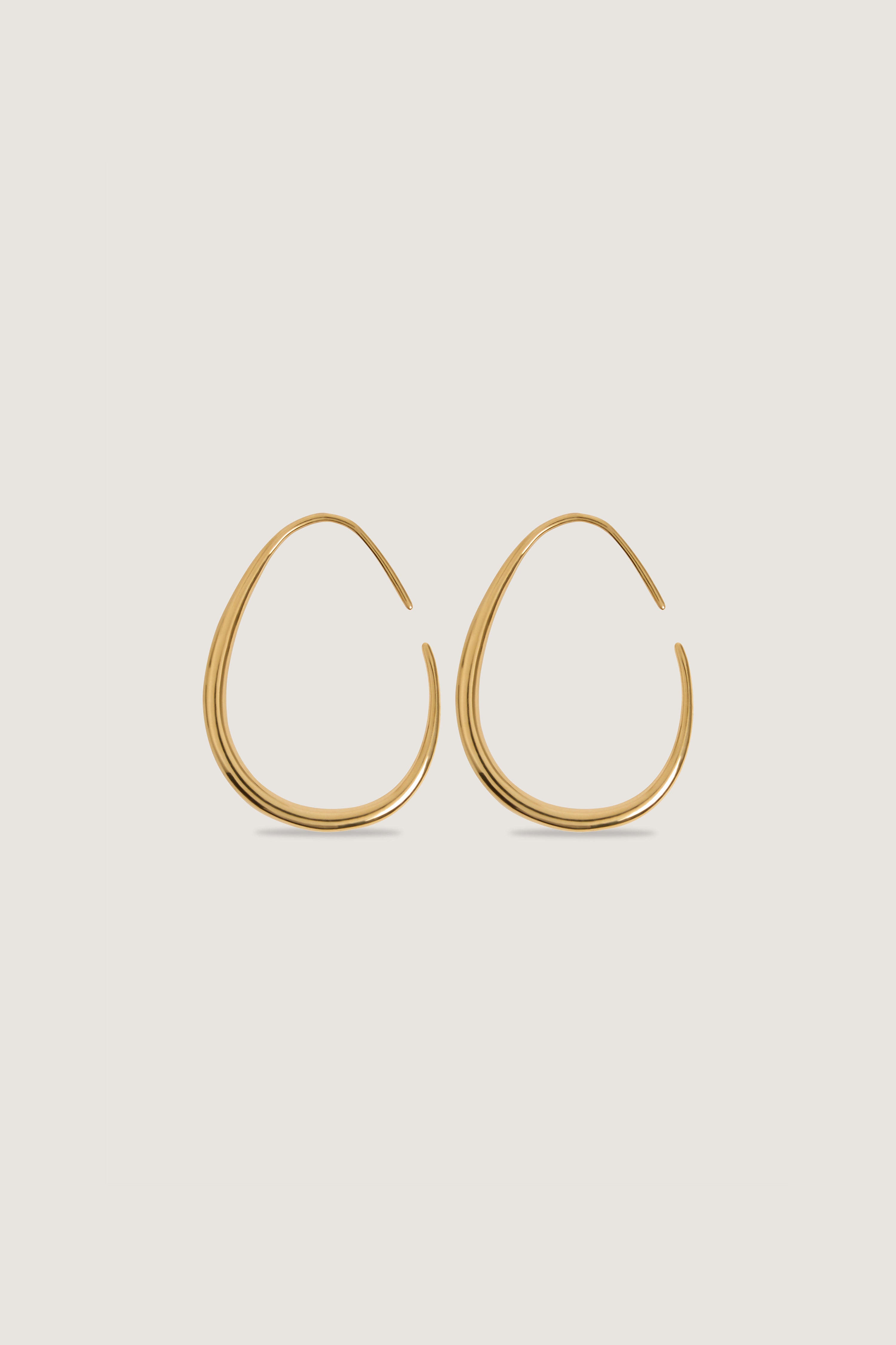 Lot De 3 Boucles D'oreilles Vintage à Pinces Dorées - Sans Marque, En Très Bon état, Sans Emballage