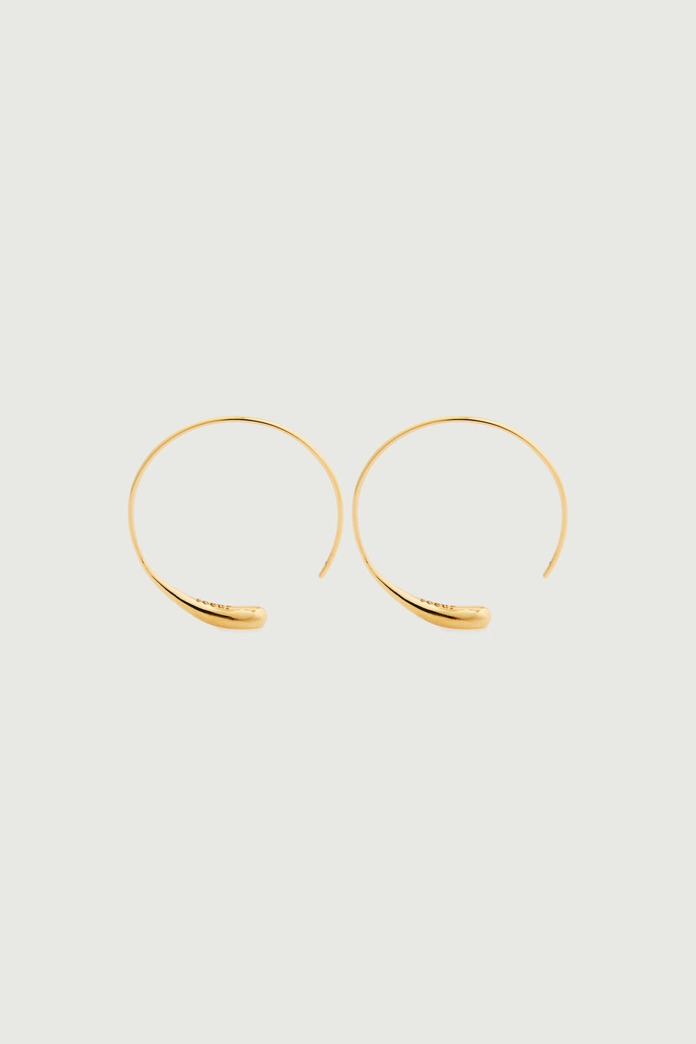 Hoop Earrings 30 Gold-Tone