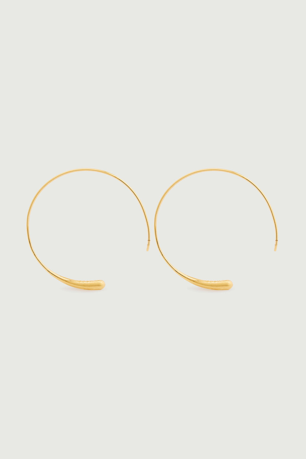 Hoop Earrings 45 Gold-Tone