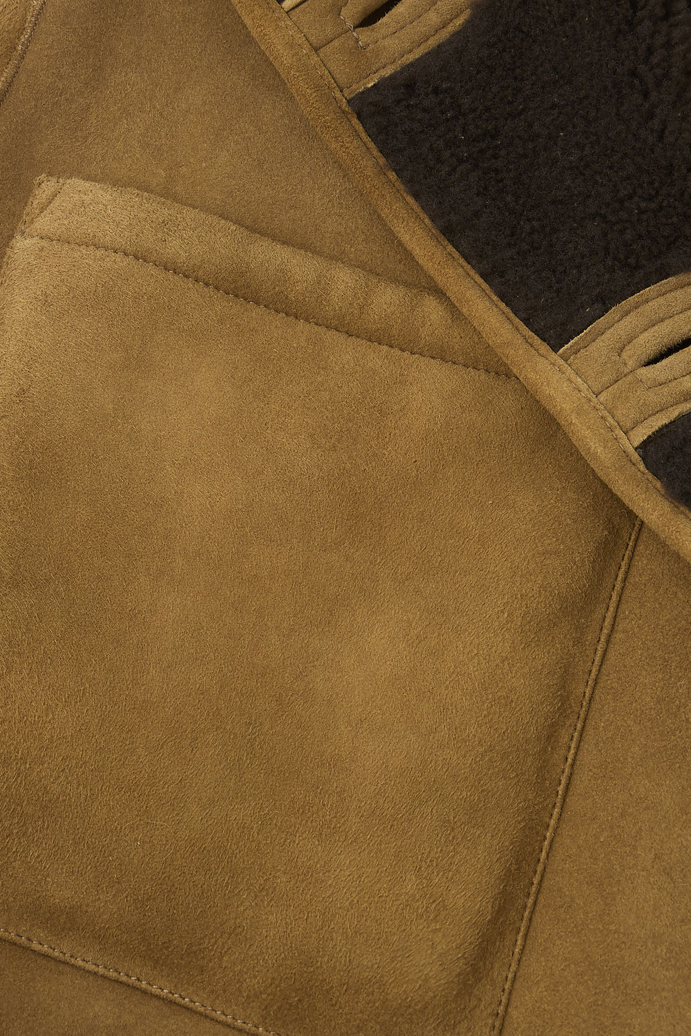 Blouson Duomo - Kaki Doré/Marron - Cuir - Femme vue 6