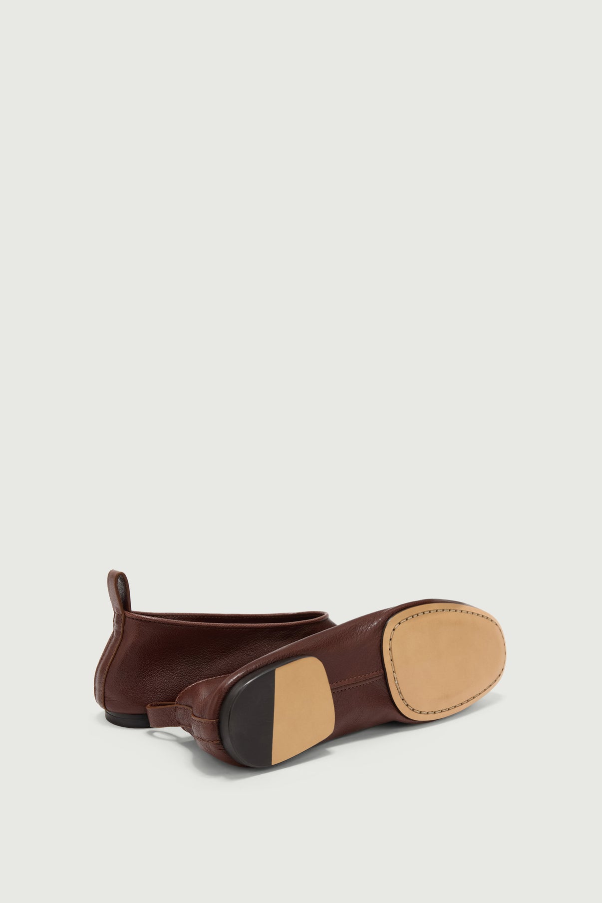 Ballerines Bala - Cognac - Cuir - Femme vue 4