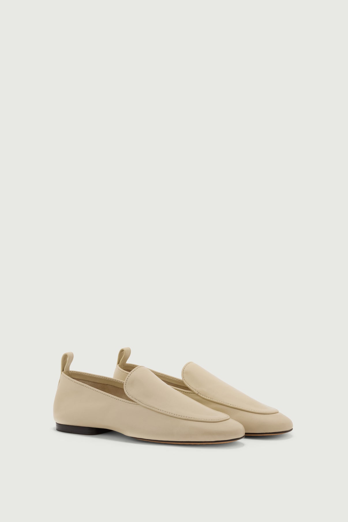 Mocassins Nine - Ivoire - Cuir - Femme vue 4