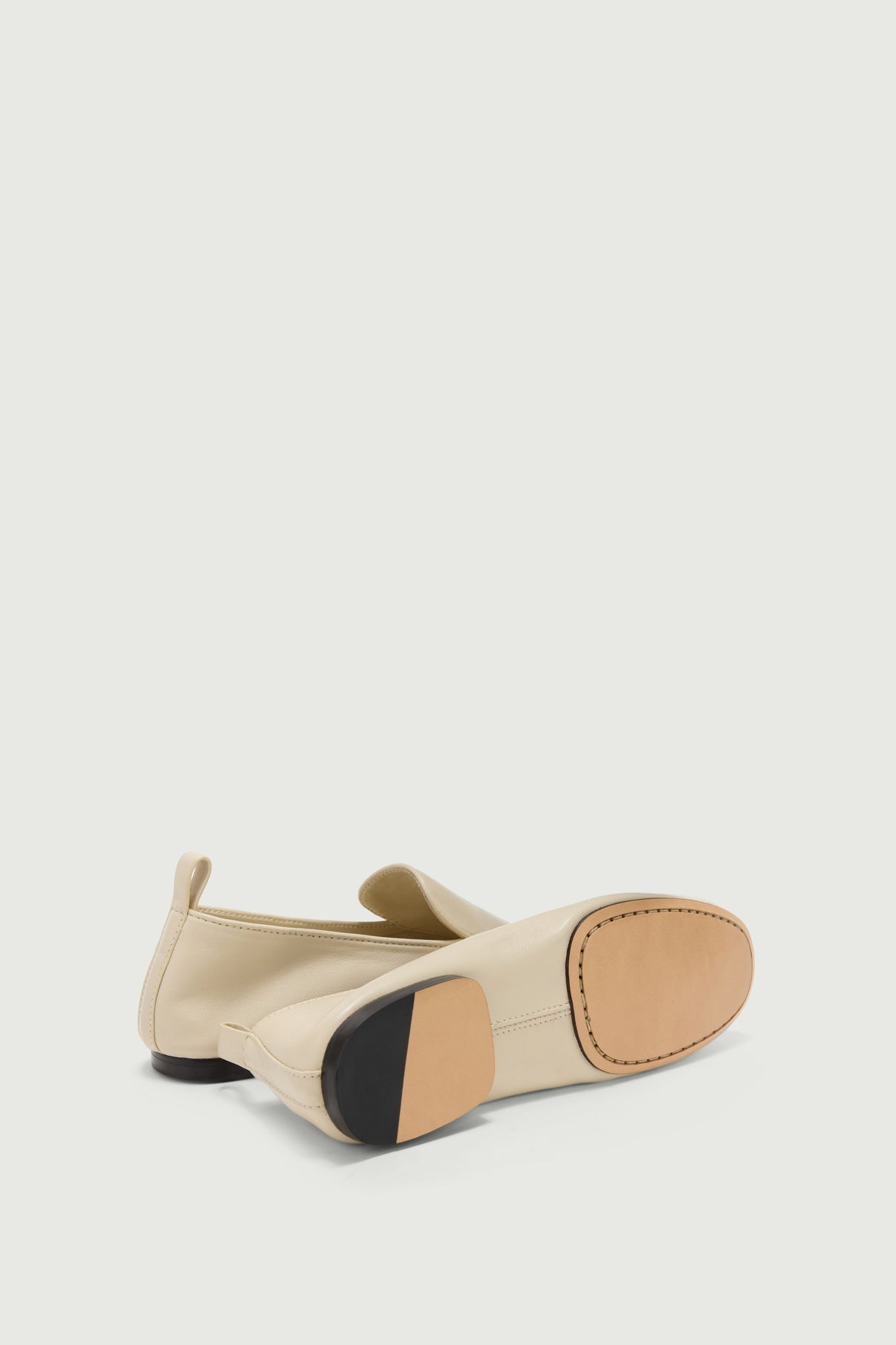 Mocassins Nine - Ivoire - Cuir - Femme vue 6