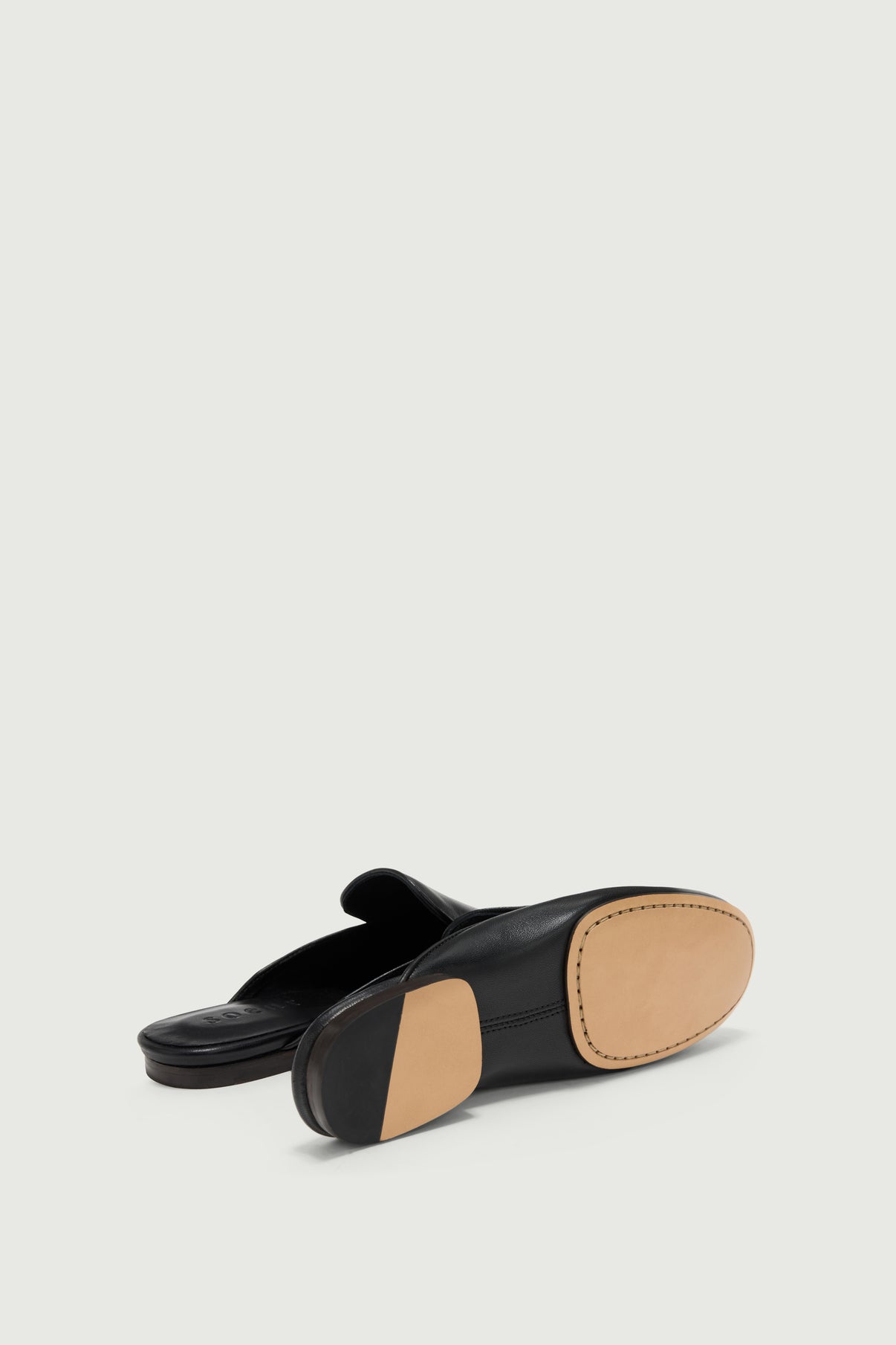 Mules Antonine - Negro - Cuero - Mujer vue 4