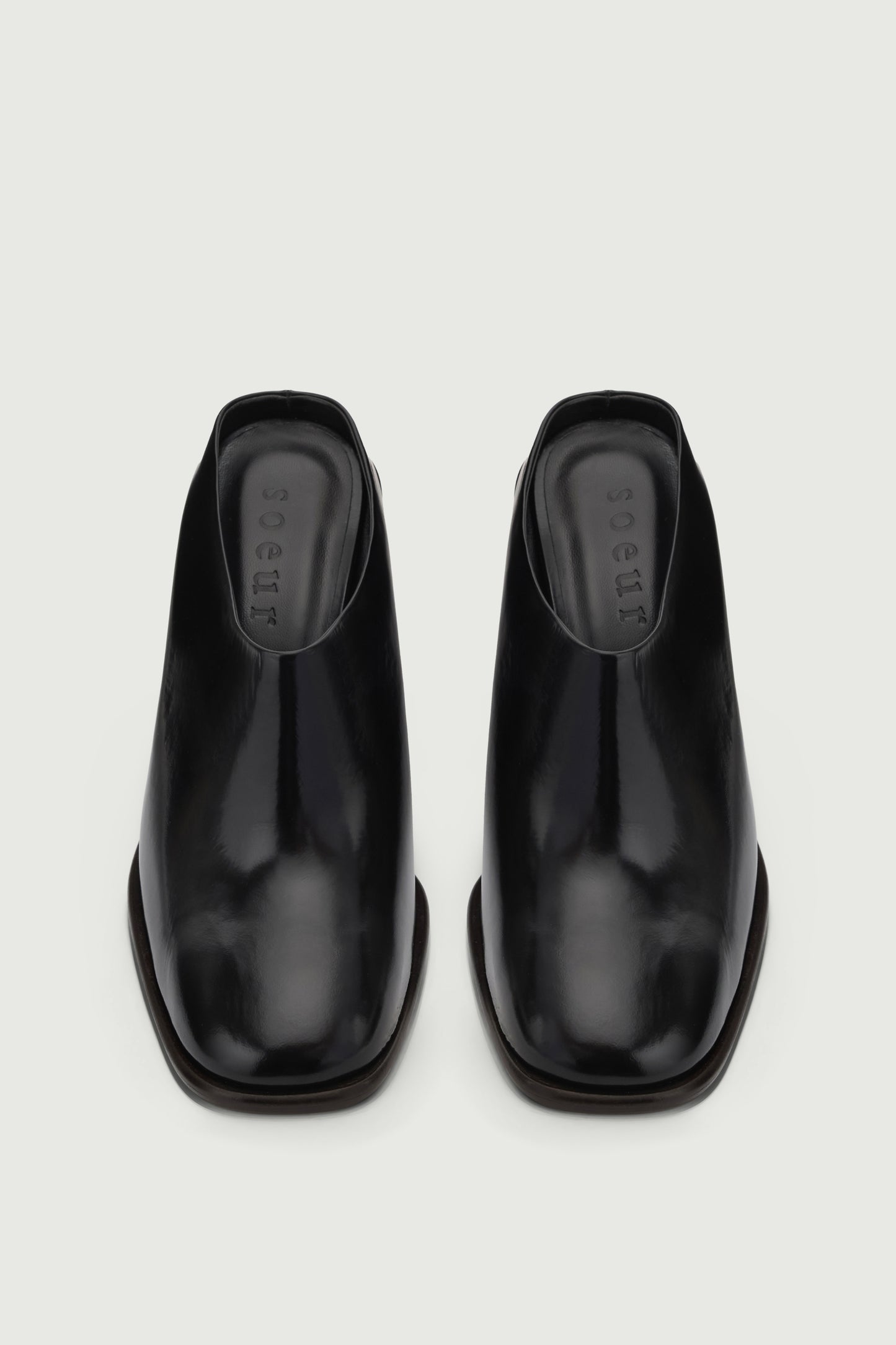 Mules Elba - Negro - Cuero - Mujer