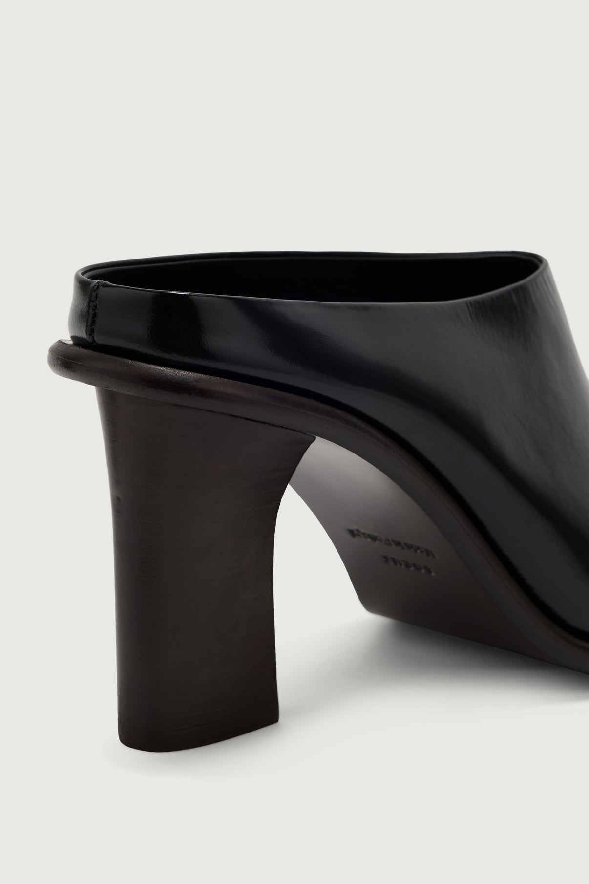 Mules Elba - Negro - Cuero - Mujer vue 4