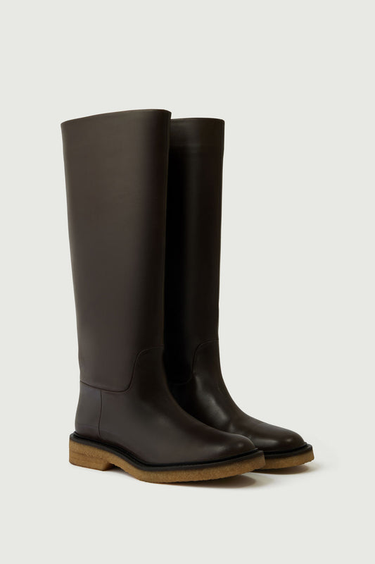 Botas Babylon - Ébano - Cuero - Mujer