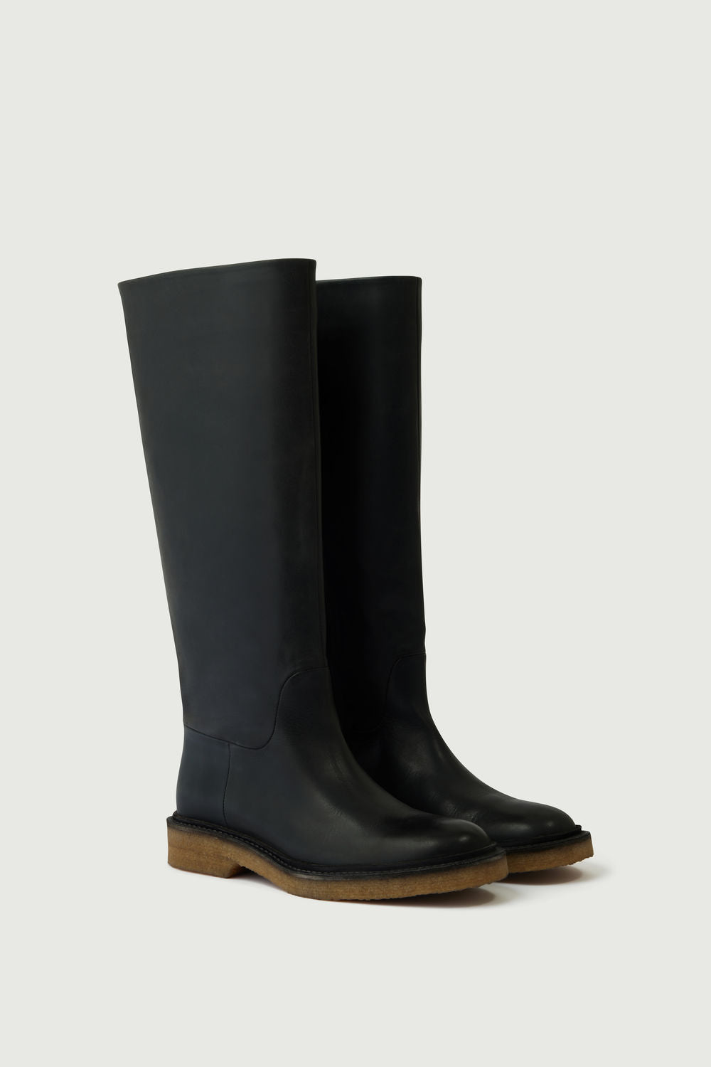 Babylon boots - Anthracite Grey - Leather - Women vue 3