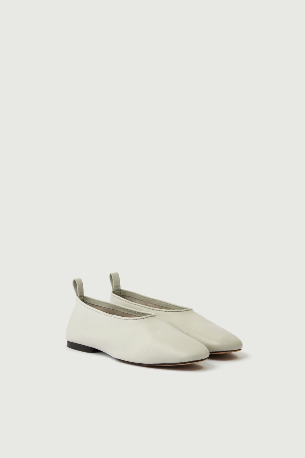 Bala Ballet Flats - Light Grey - Leather - Women vue 3
