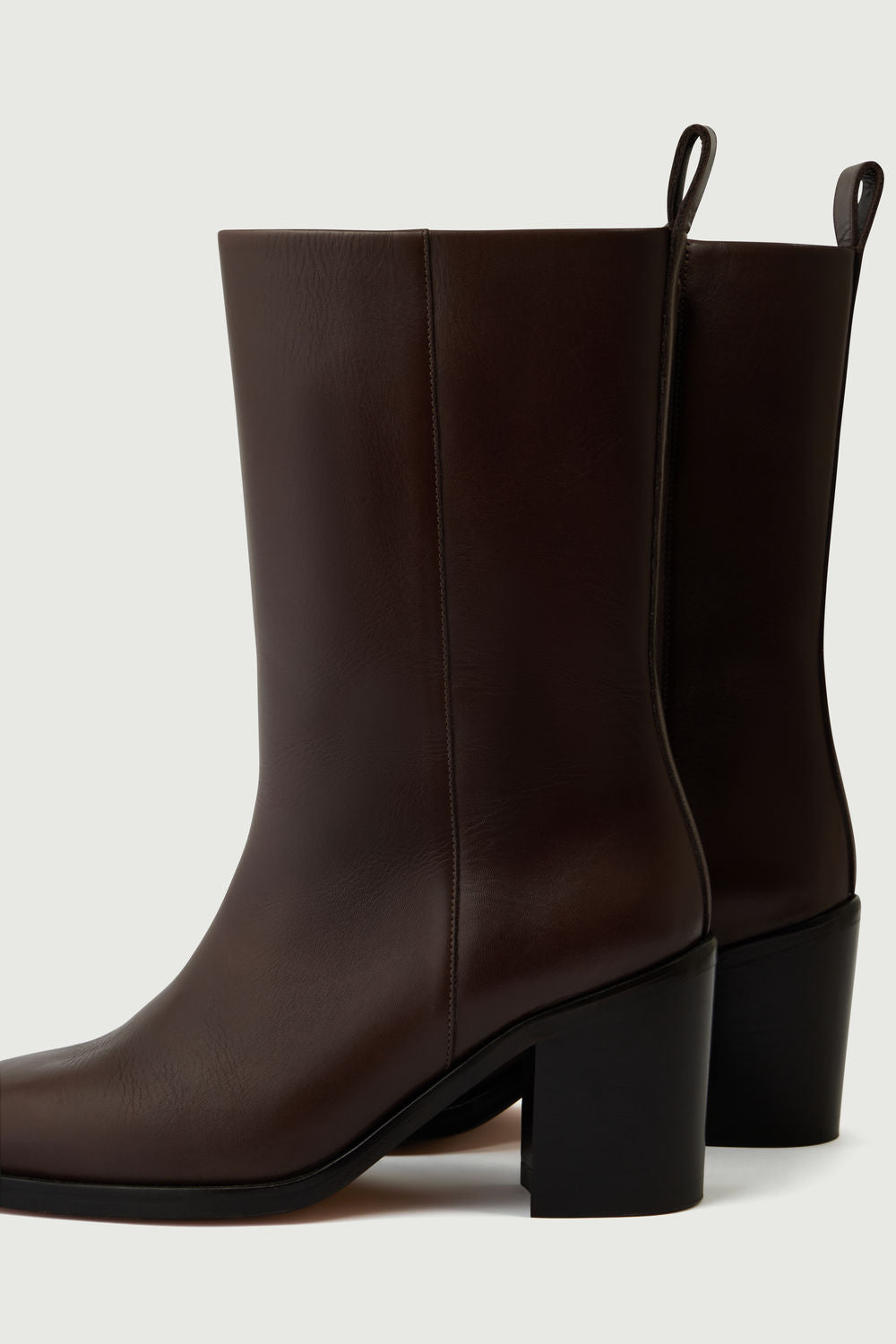 Cara Ankle Boots - Ebony - Leather - Women