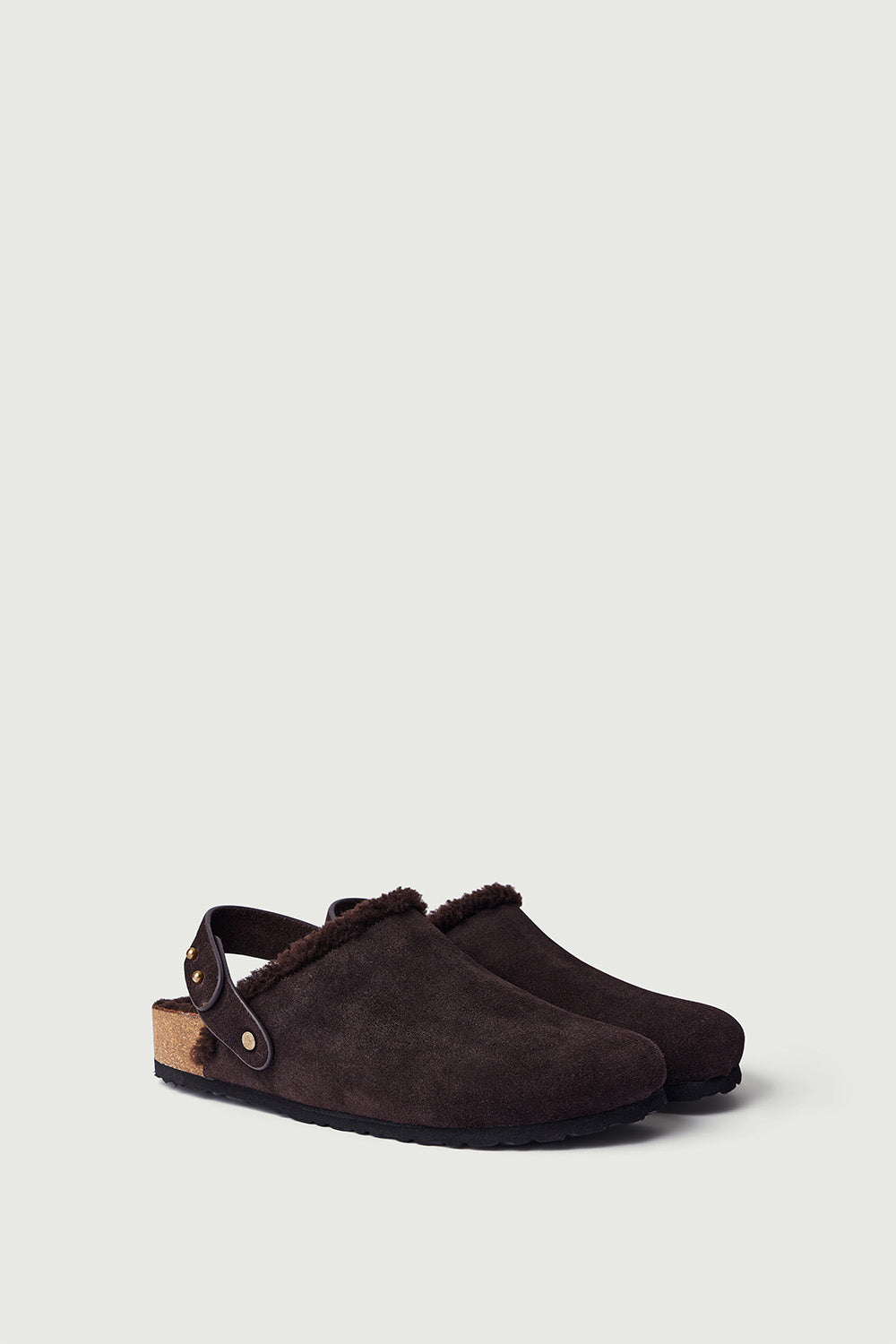 Sabots Sleepy - Marron Foncé - Cuir - Femme vue 5