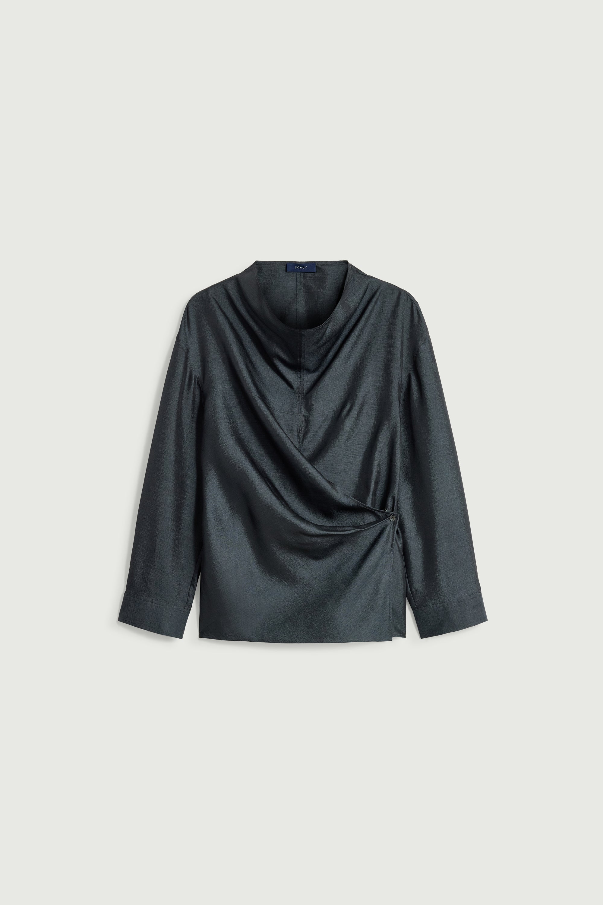 Blouse JENNY Charcoal Gray