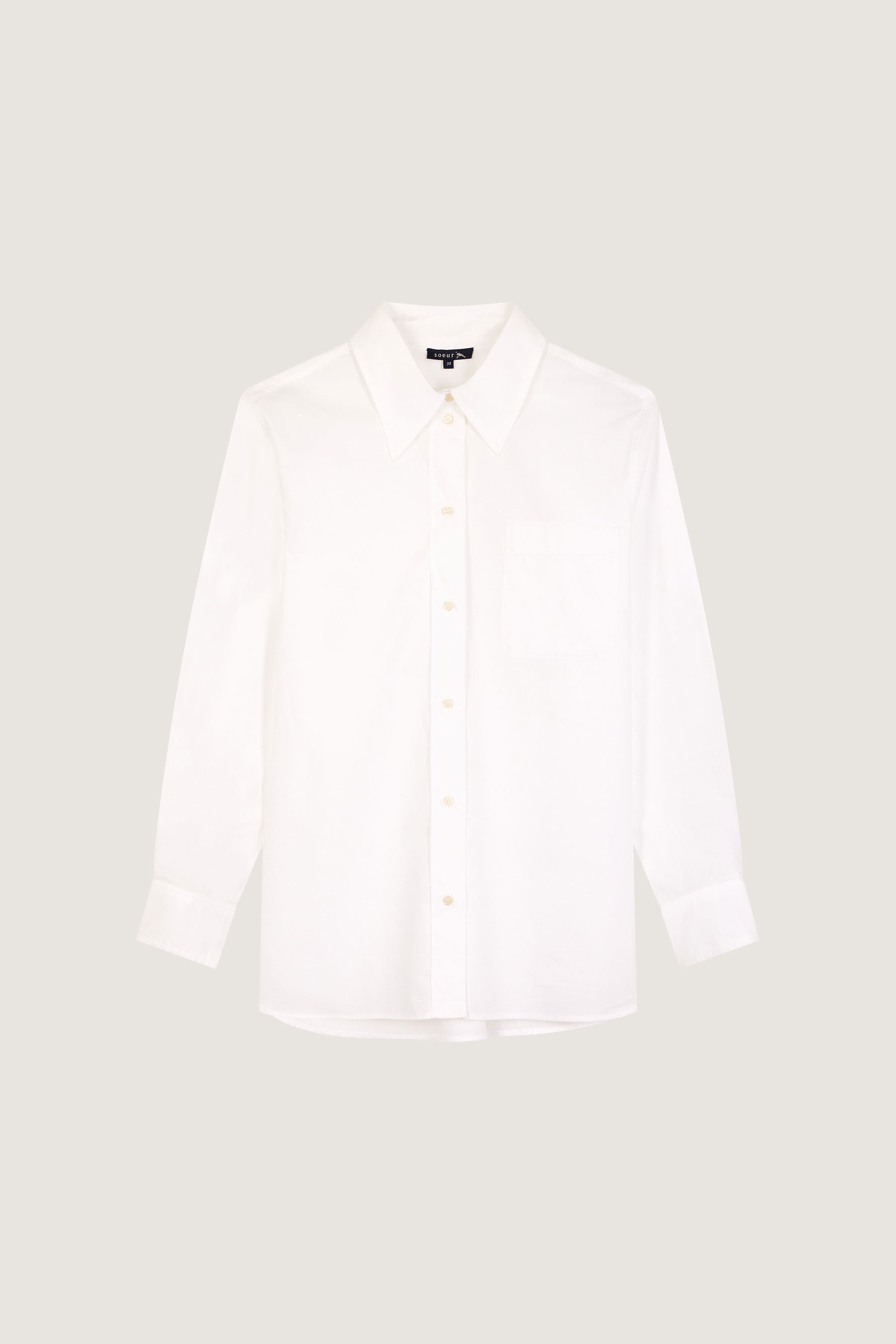 Chemise Homme SOÖRUZ Noire Manches Courtes - Taille L - Occasion Comme Neuve (portée 1 Fois)
