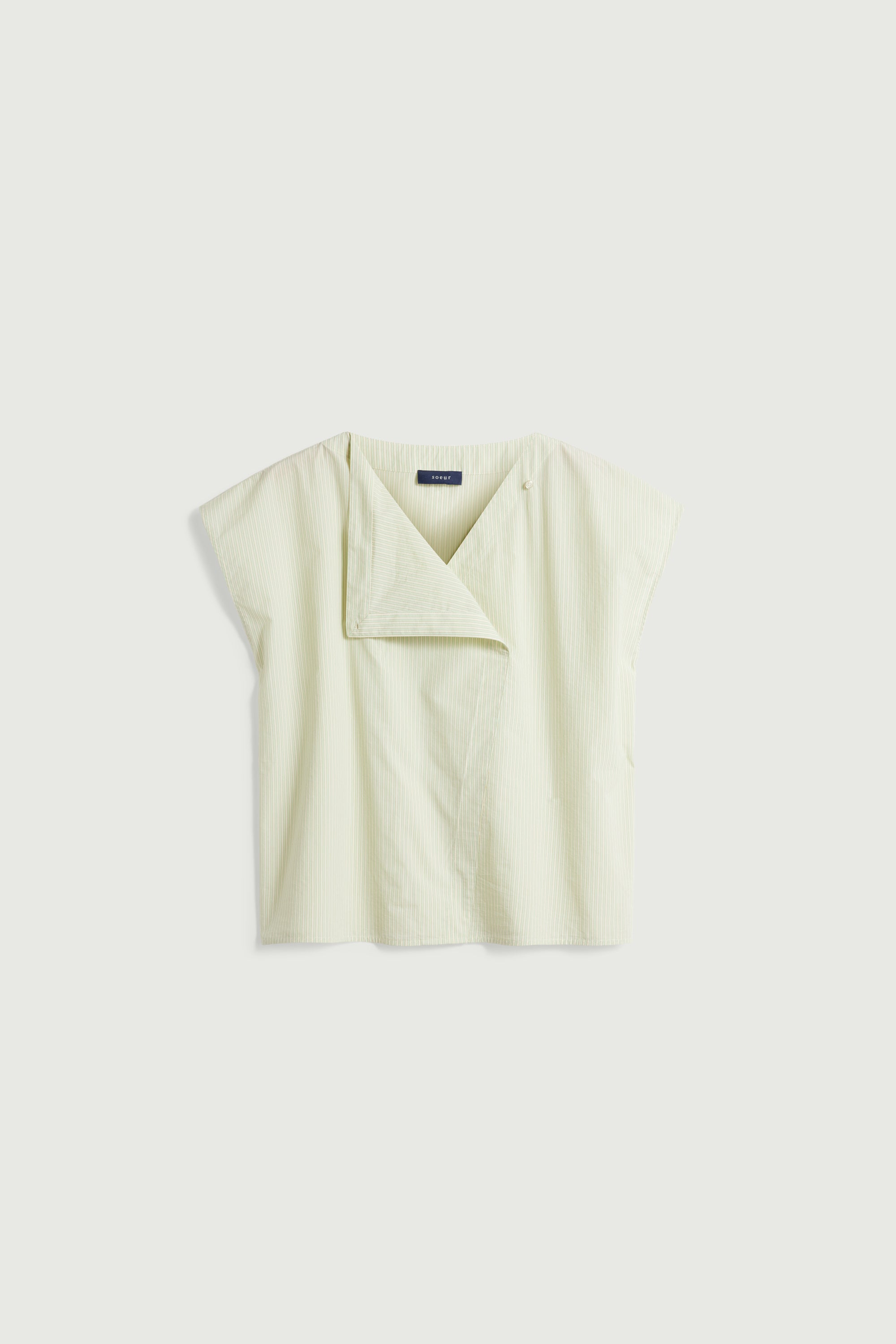 Blouse LORENA Green/Ecru
