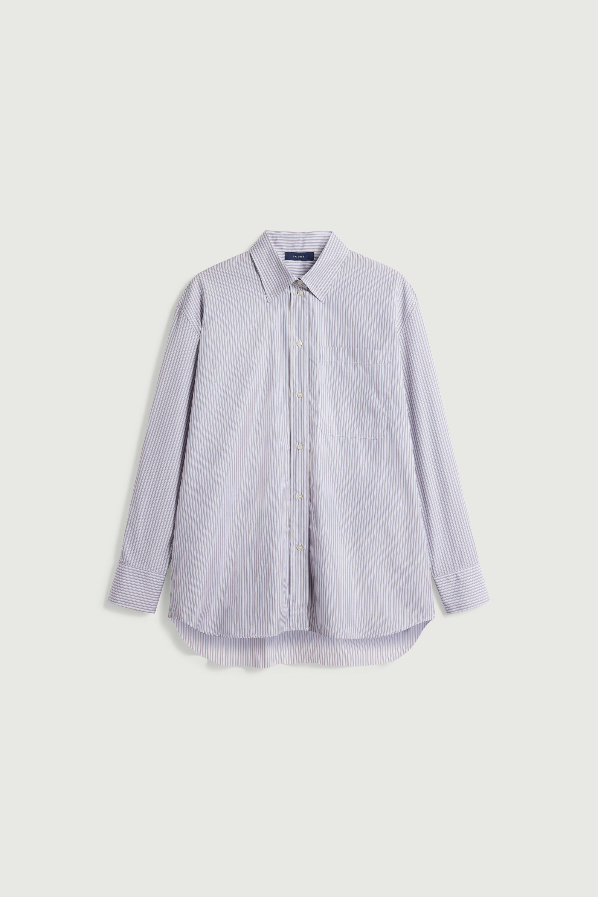 Camicia CARLOTTA Blu/Beige