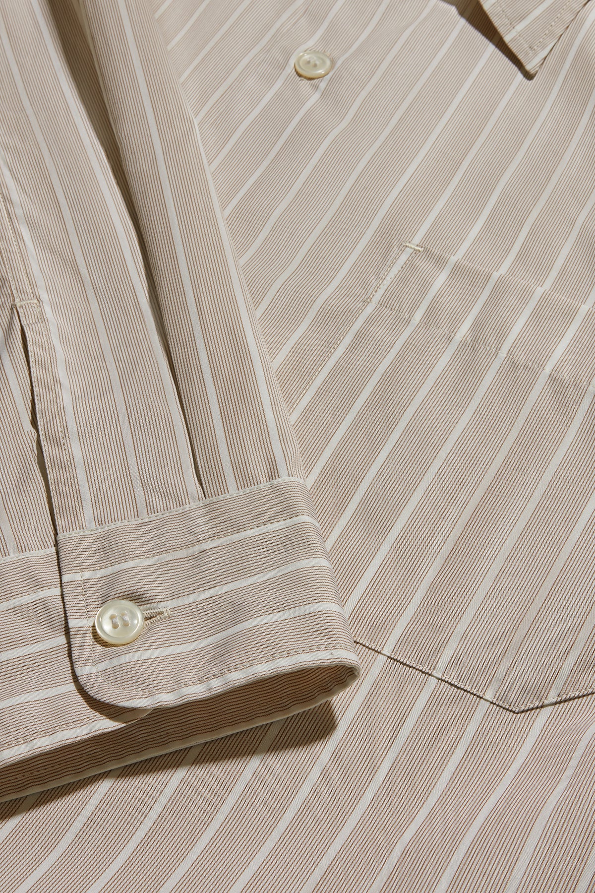 Camisa Glenn - Avellana/Crudo - Algodón - Hombre