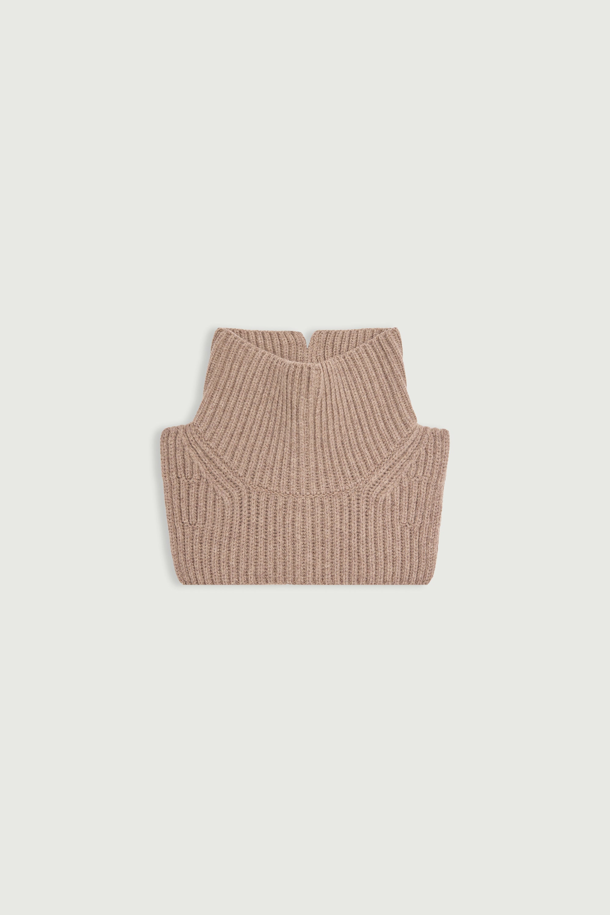 Knit Collar GAD Heather Beige