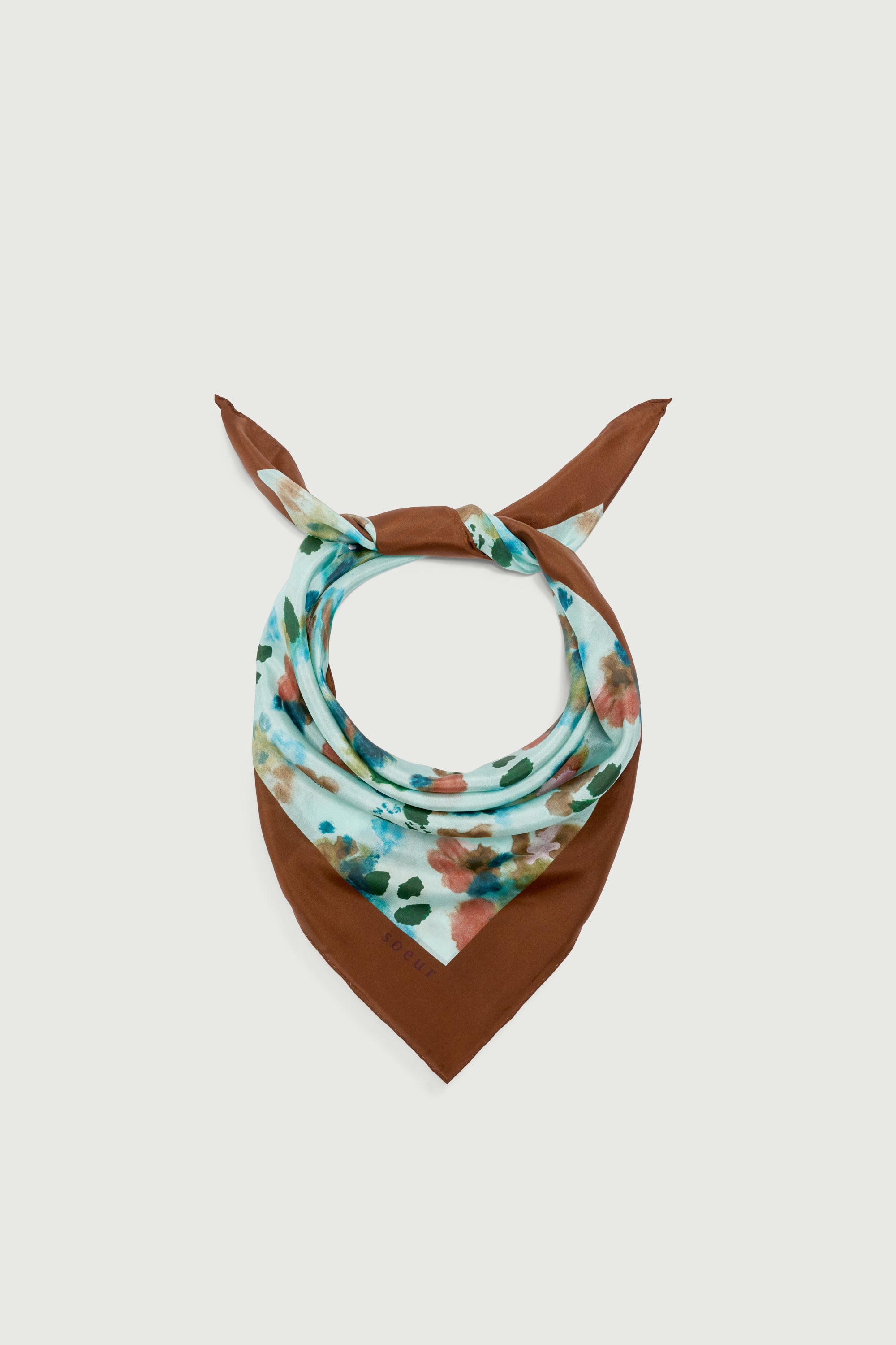 Scarf CAPUCINE Turquoise