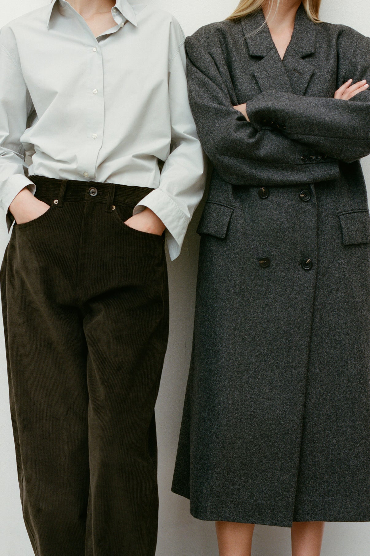 Manteau Coligny - Gris - Laine - Femme vue 9