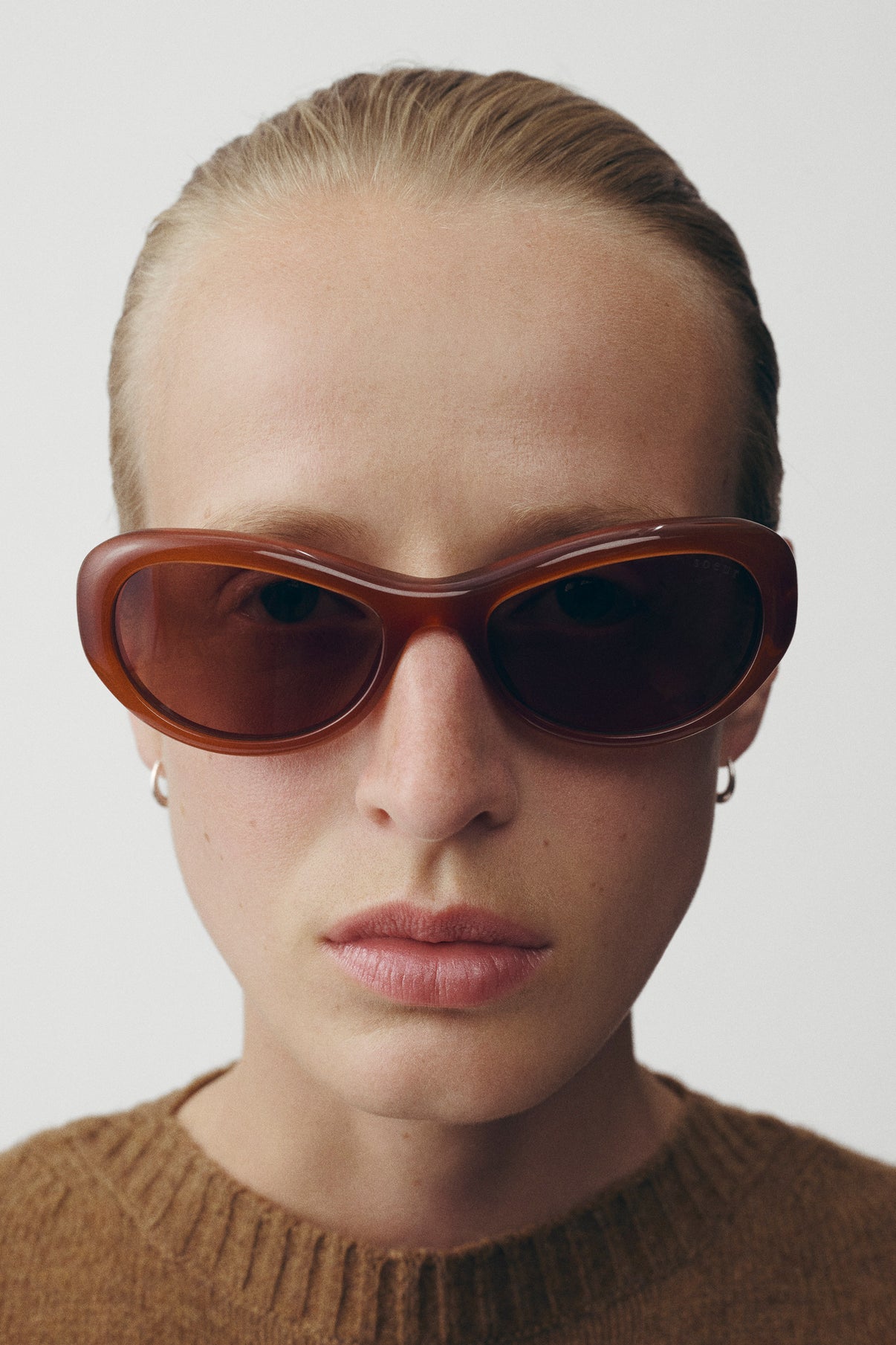 Lunettes de soleil Jean - Caramel - Femme vue 2