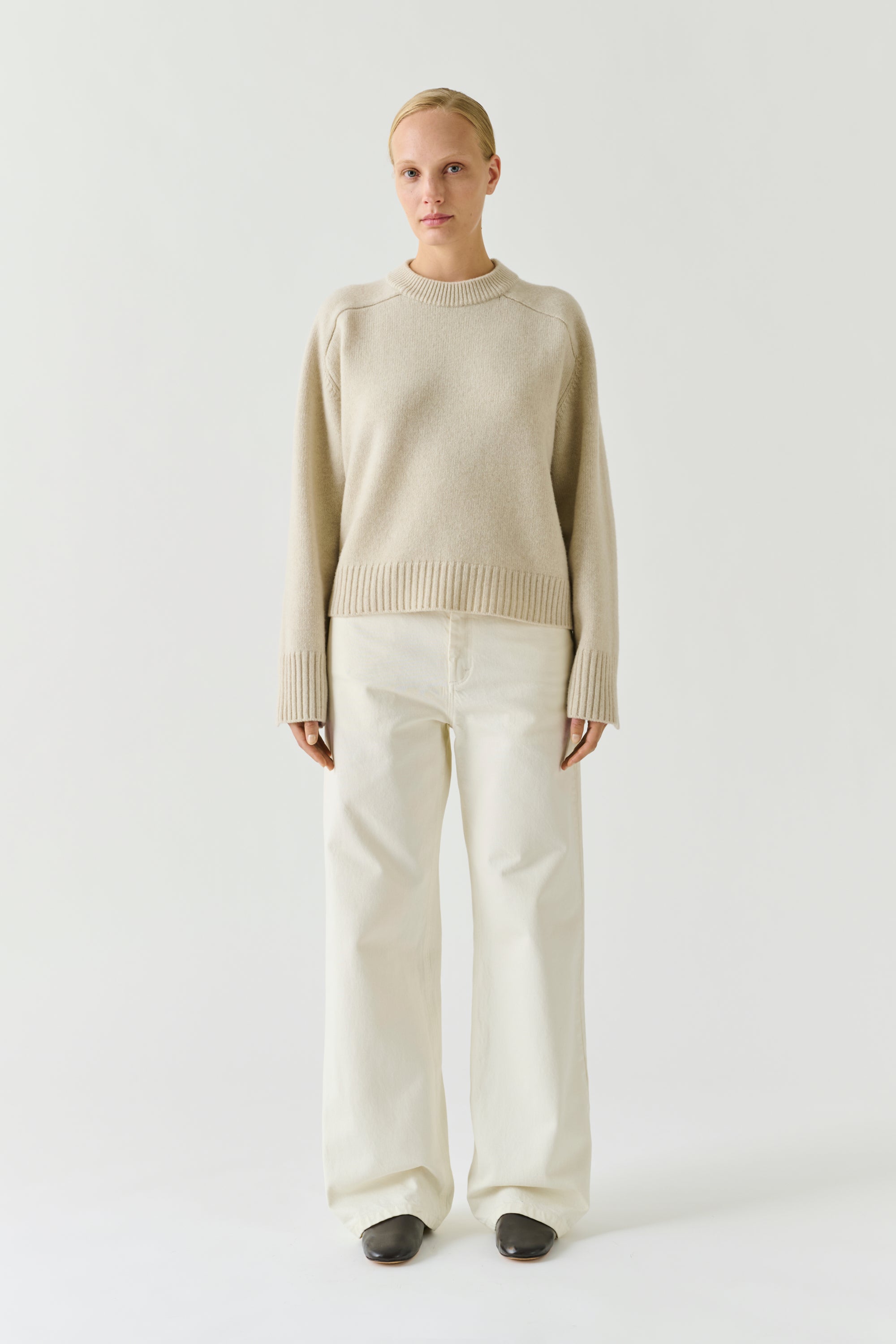 Sweater WILL Ecru Heathered