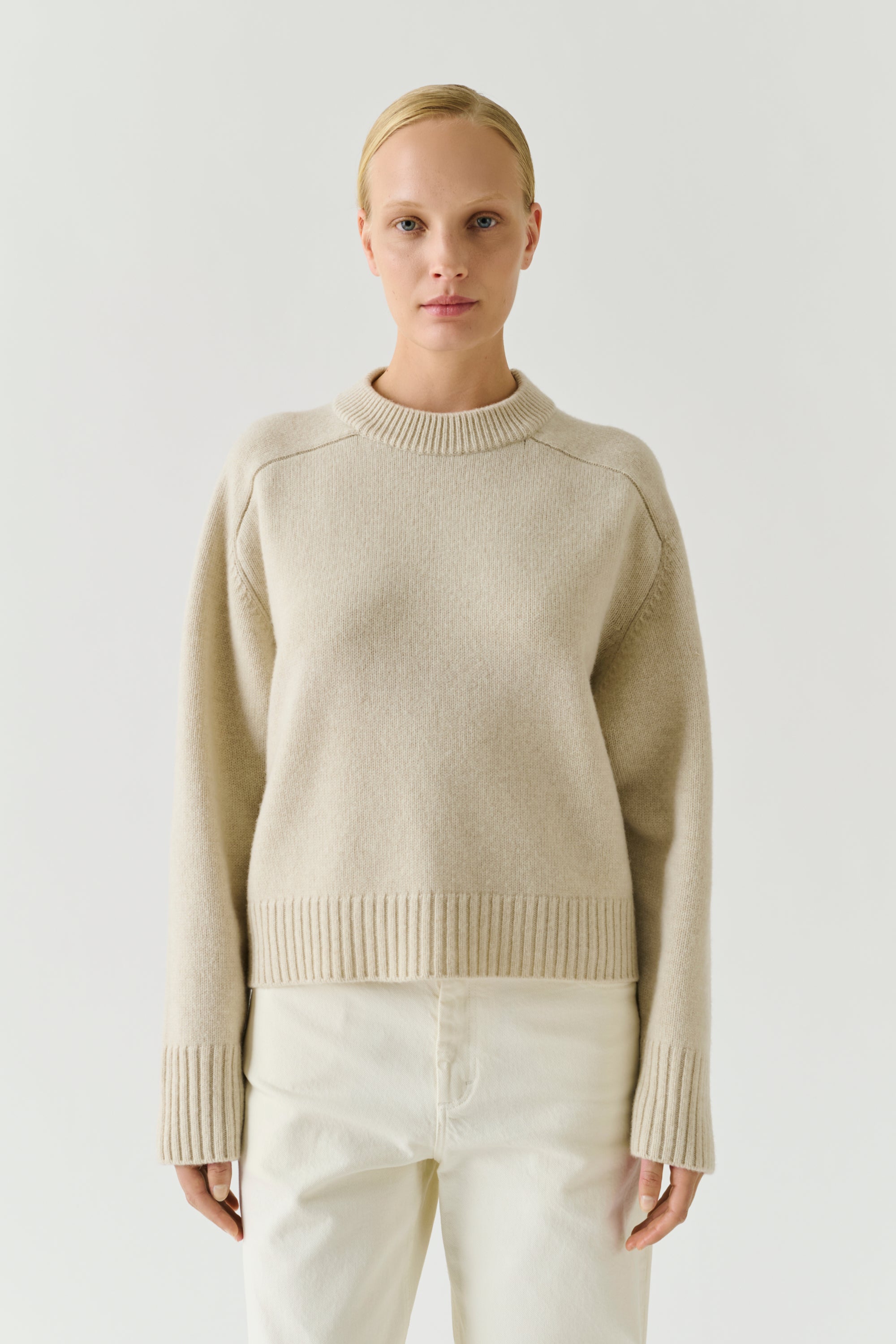 Sweater WILL Ecru Heathered