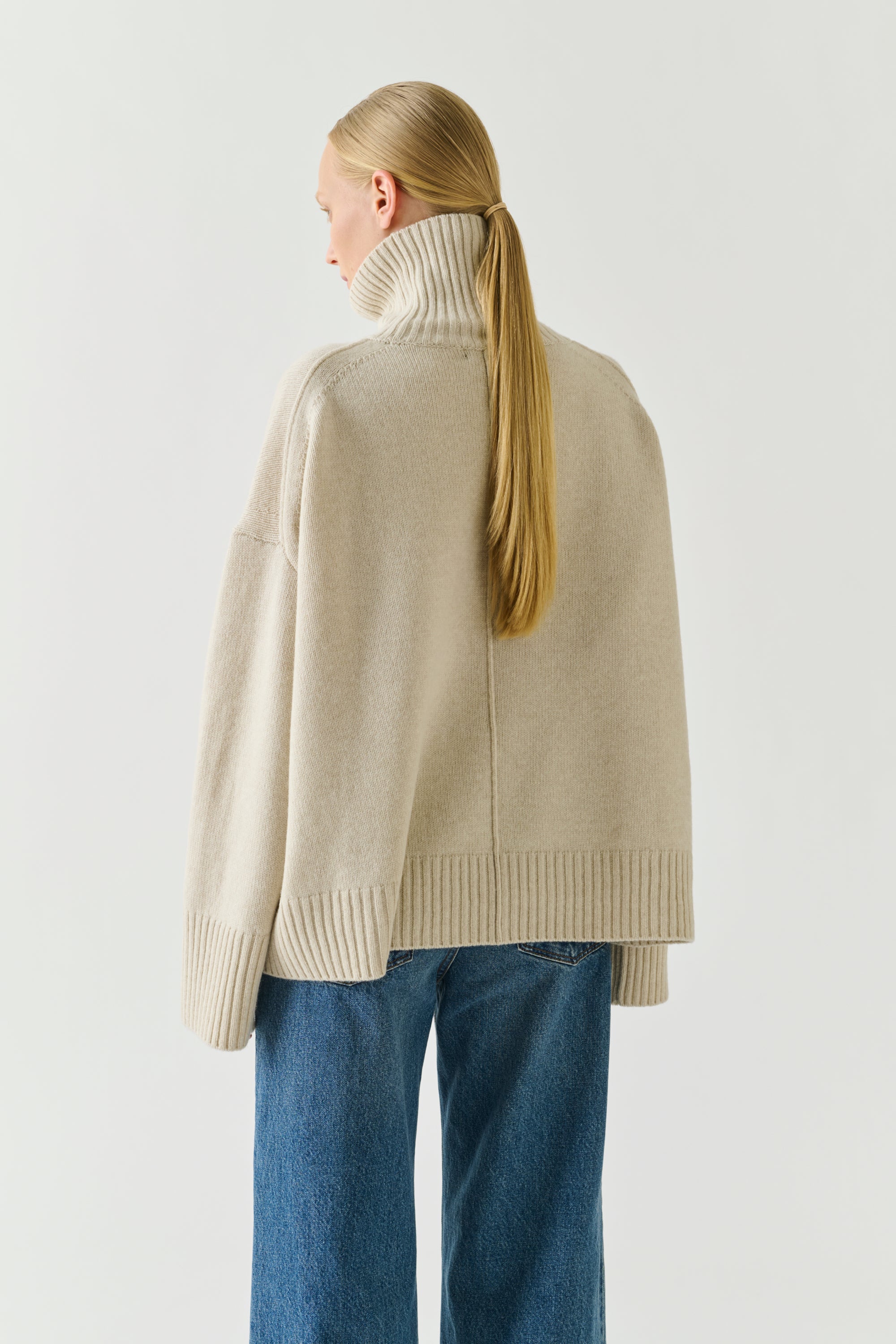 Sweater WILLIAM Ecru Heathered