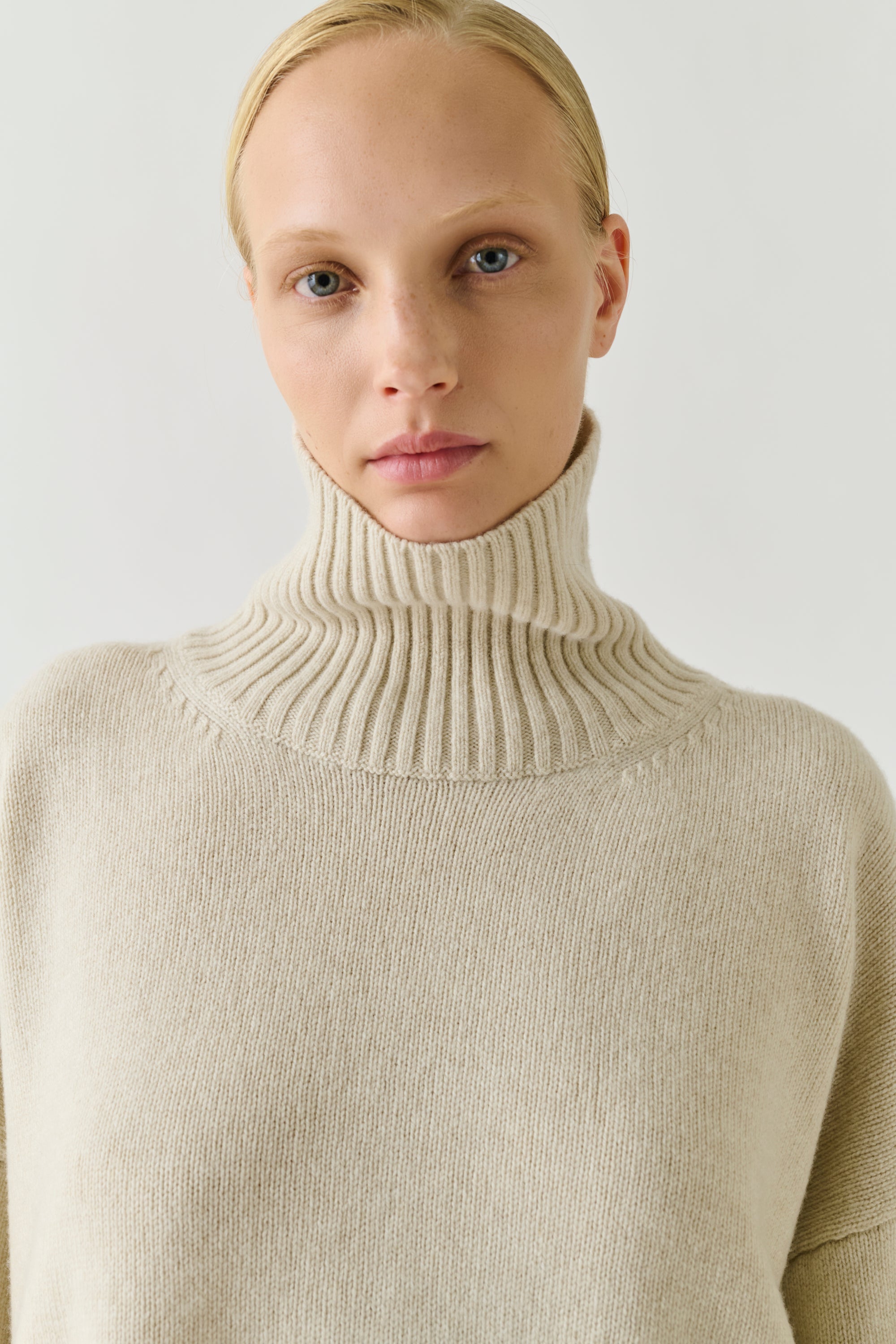 Sweater WILLIAM Ecru Heathered