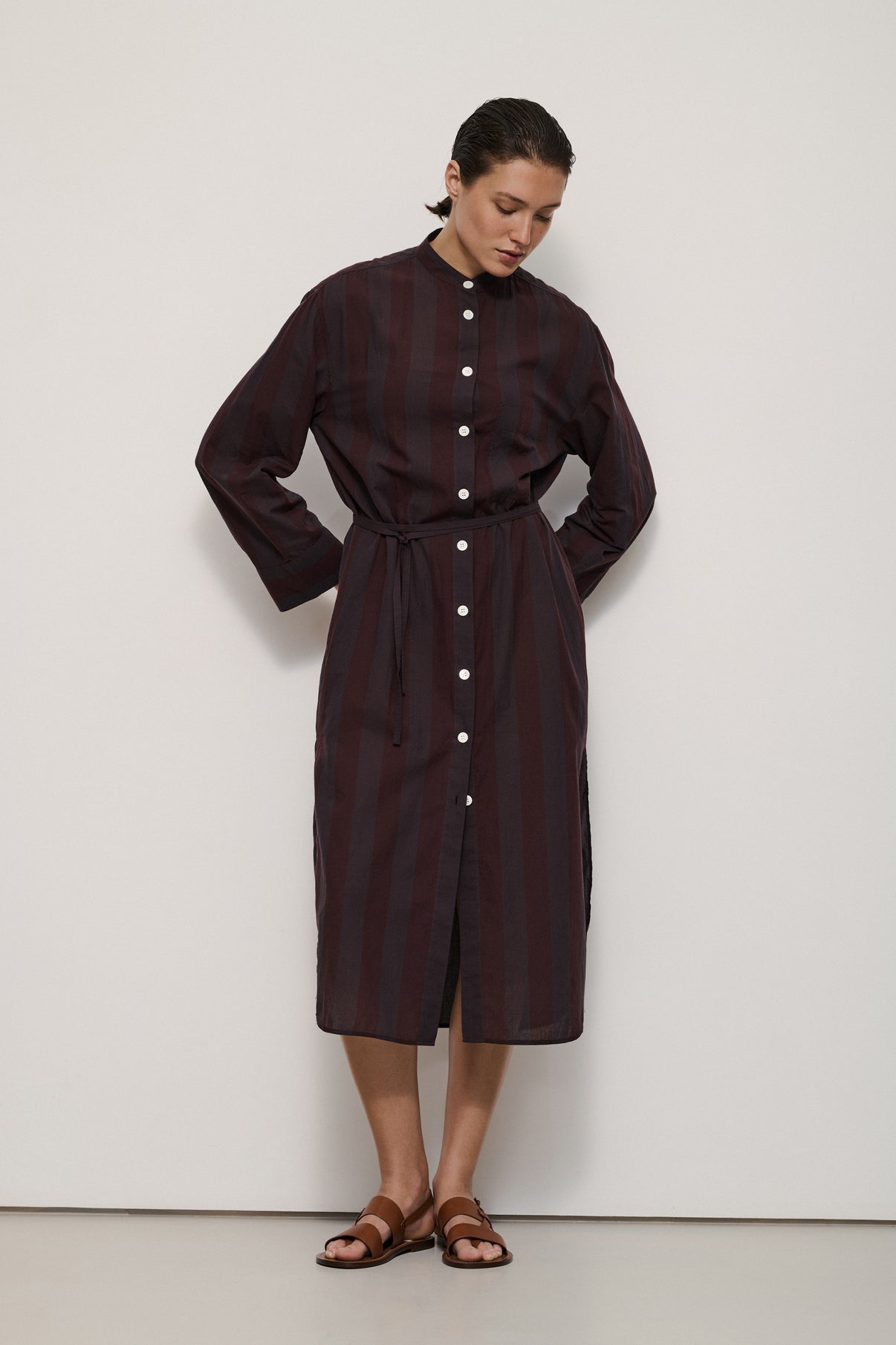 ROBE IL VESTITO BORDEAUX vue 2